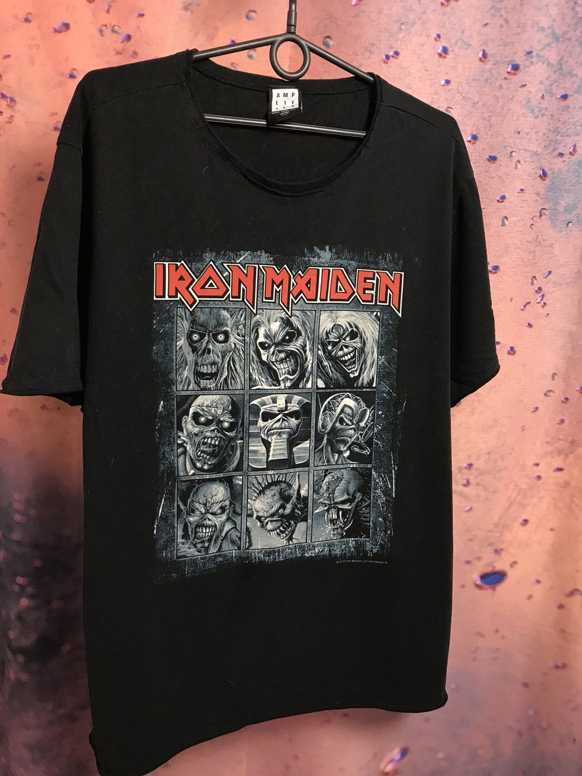 Band Tees × Iron Maiden × Vintage Vintage Iron Maiden band rock tee Size US L / EU 52-54 / 3 - 2 Thumbnail