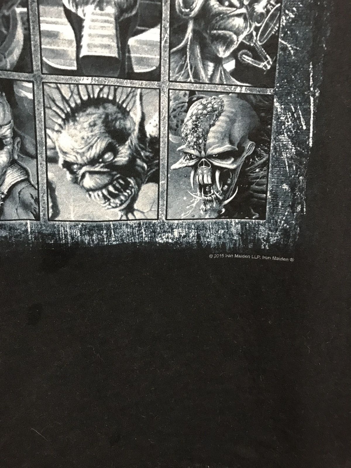 Band Tees × Iron Maiden × Vintage Vintage Iron Maiden band rock tee Size US L / EU 52-54 / 3 - 4 Thumbnail