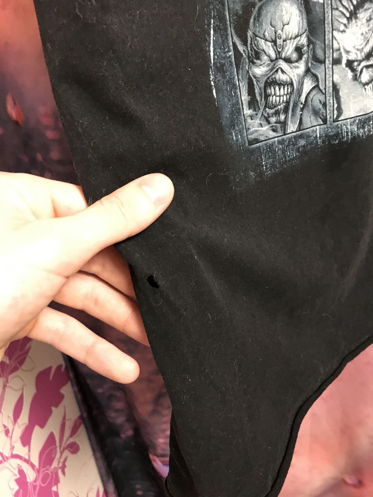 Band Tees × Iron Maiden × Vintage Vintage Iron Maiden band rock tee Size US L / EU 52-54 / 3 - 5 Thumbnail