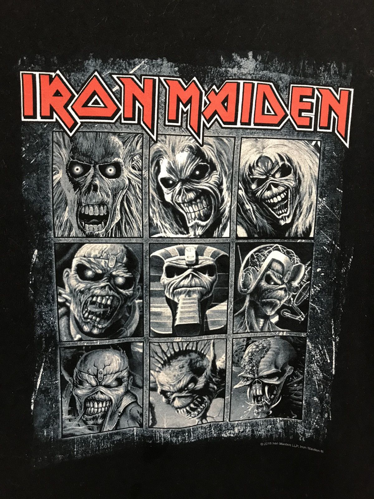 Band Tees × Iron Maiden × Vintage Vintage Iron Maiden band rock tee Size US L / EU 52-54 / 3 - 3 Thumbnail