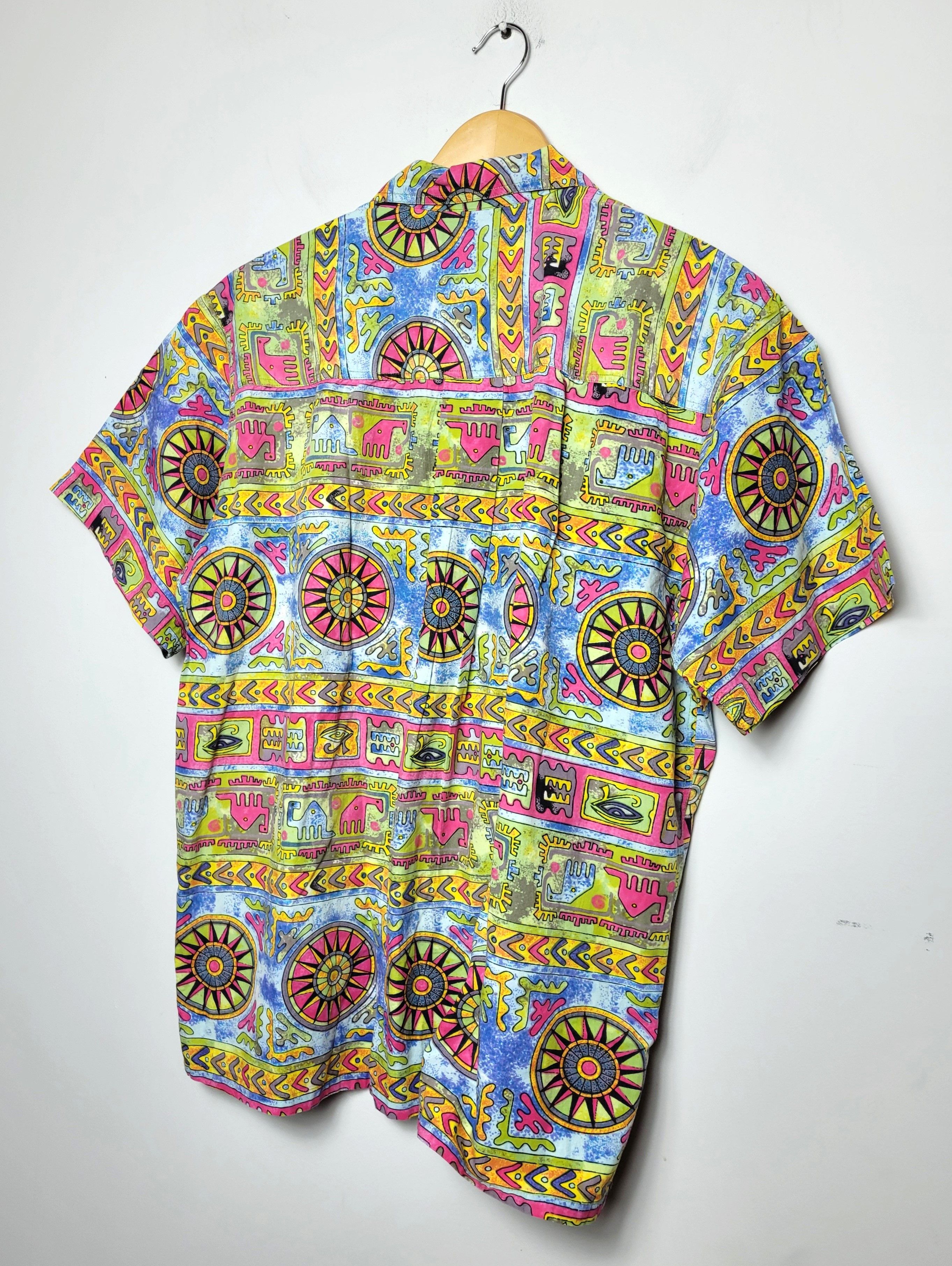 Vintage vintage hawaii abstract shirt Size US L / EU 52-54 / 3 - 8 Thumbnail