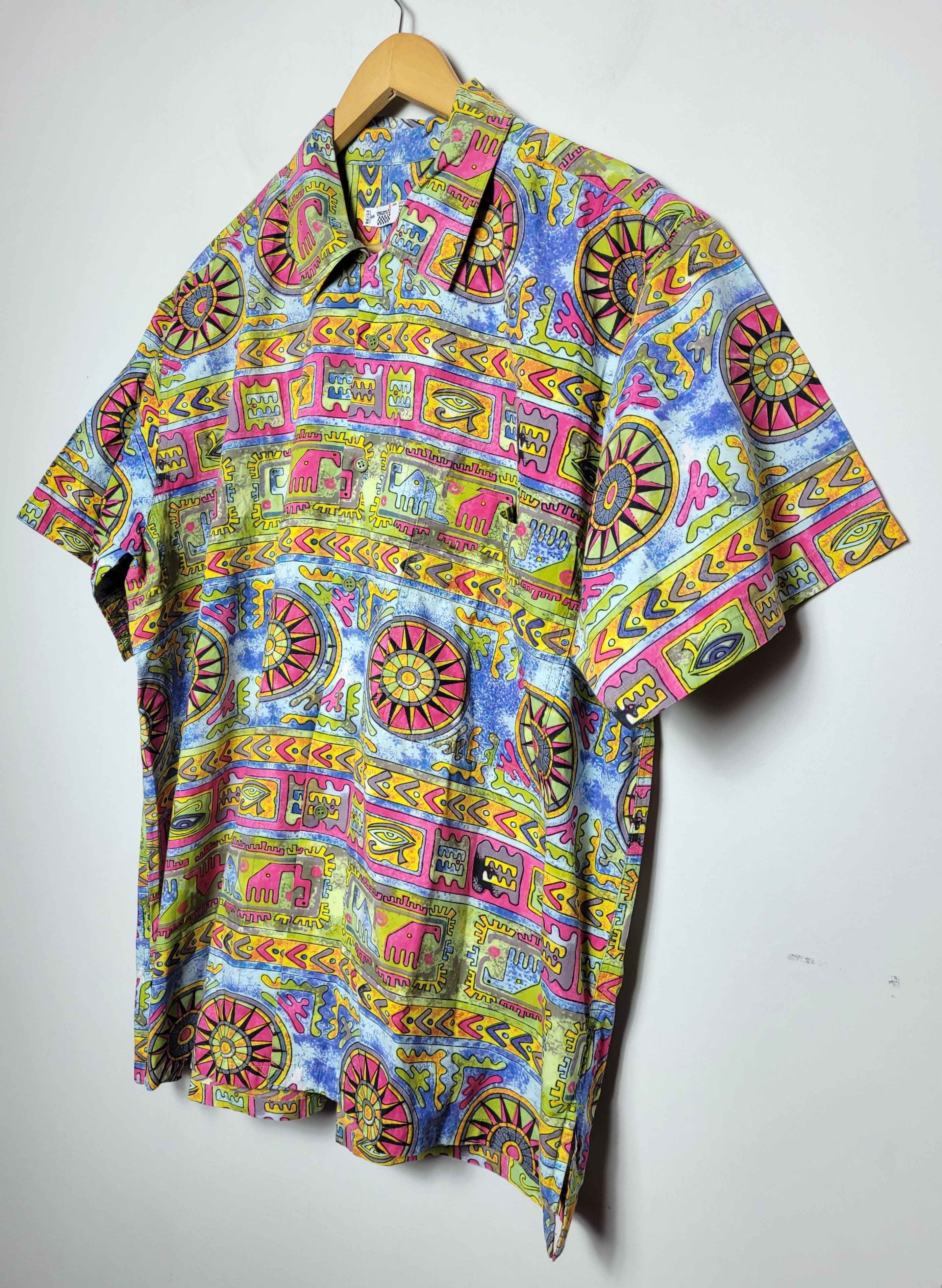 Vintage vintage hawaii abstract shirt Size US L / EU 52-54 / 3 - 2 Thumbnail