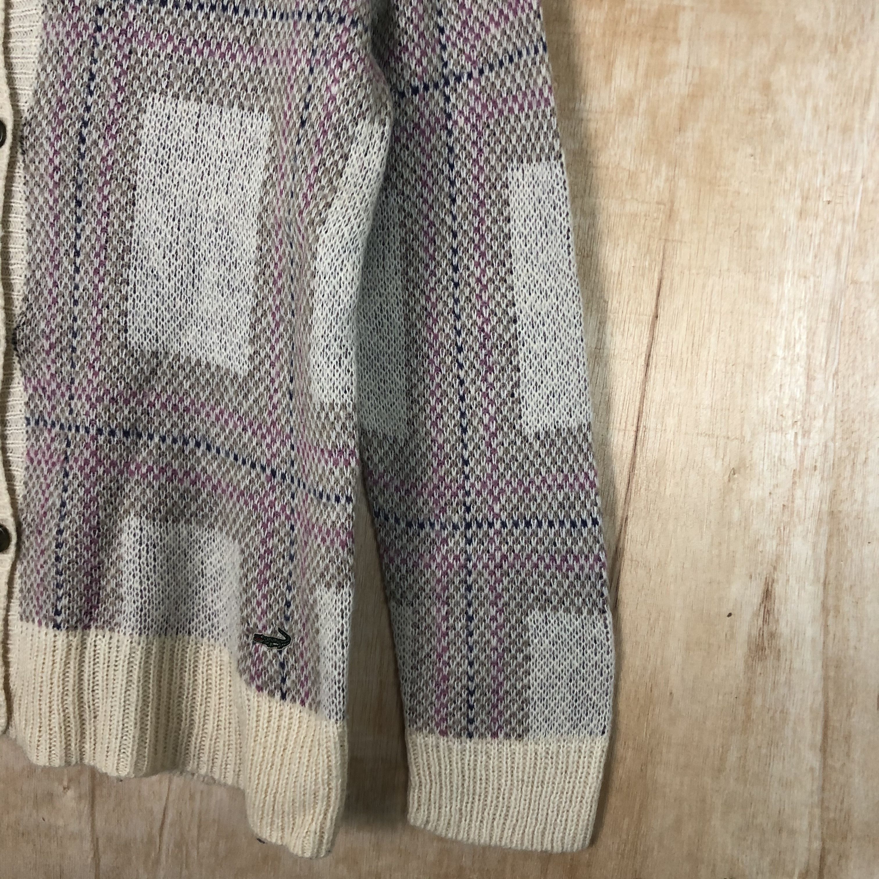 Japanese Brand DLL Crocodile checkered knitwear vintage japan #c040 Size US L / EU 52-54 / 3 - 5 Thumbnail