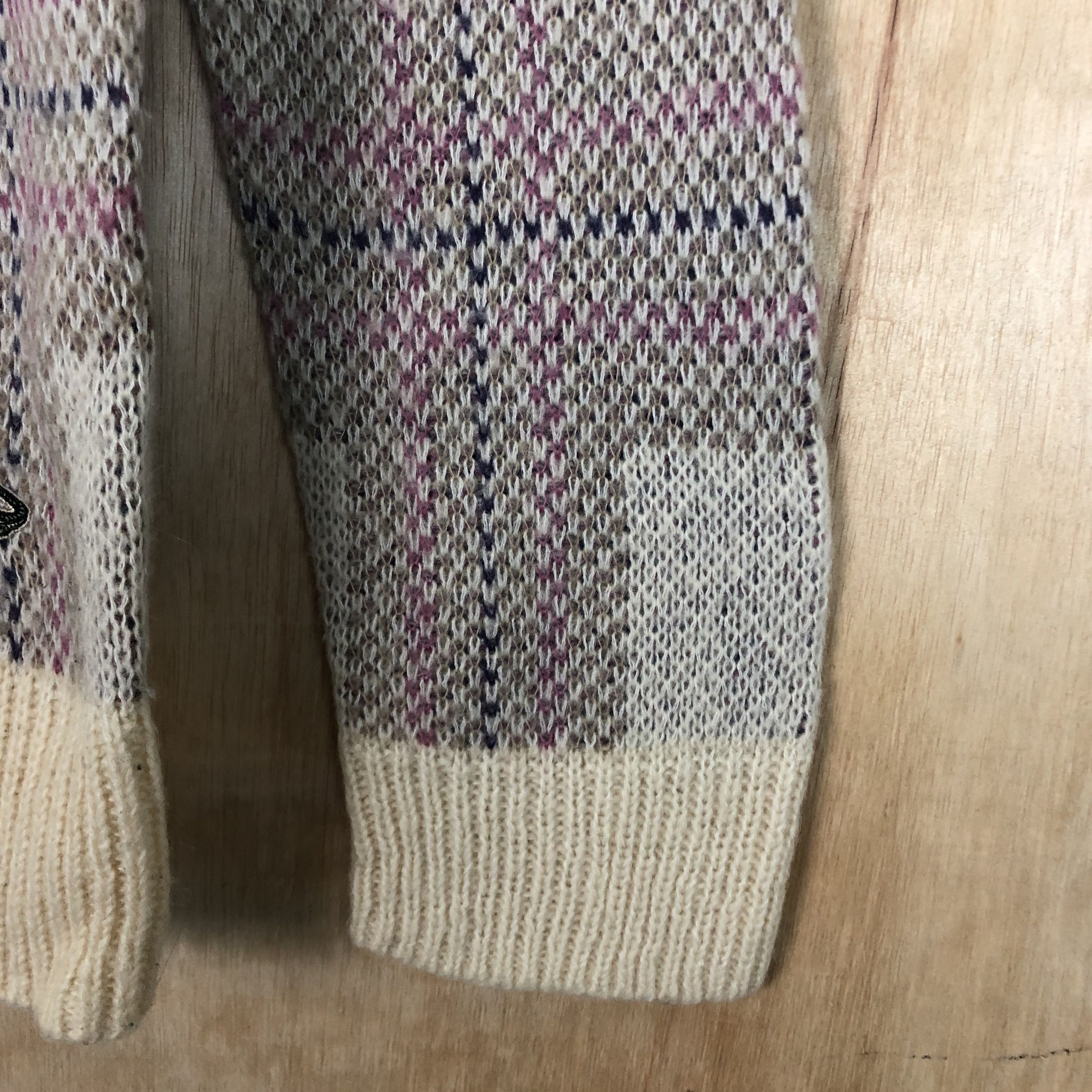 Japanese Brand DLL Crocodile checkered knitwear vintage japan #c040 Size US L / EU 52-54 / 3 - 3 Thumbnail