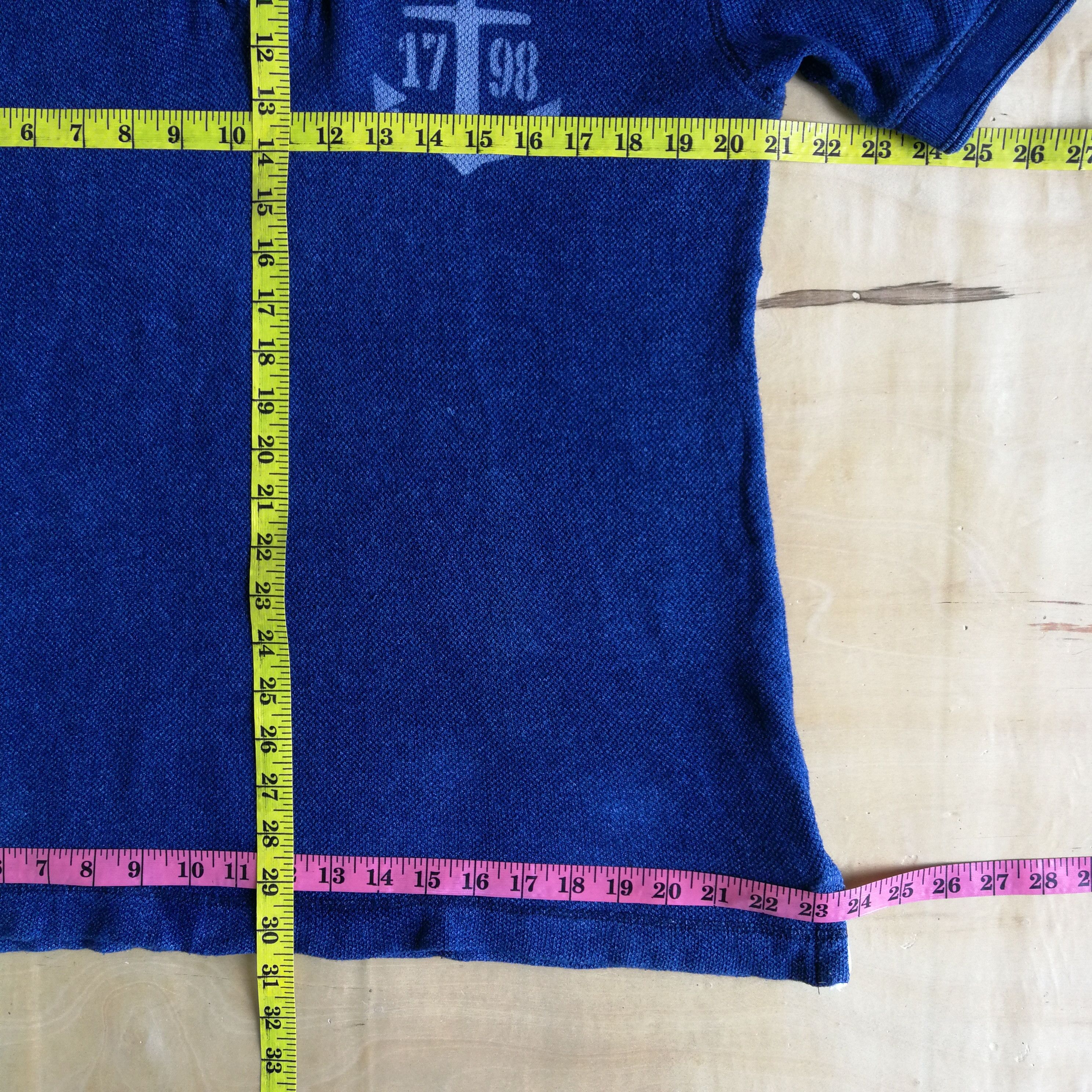 Japanese Brand Japanesebrand Shirt Half Button Indigo Size US L / EU 52-54 / 3 - 16 Thumbnail