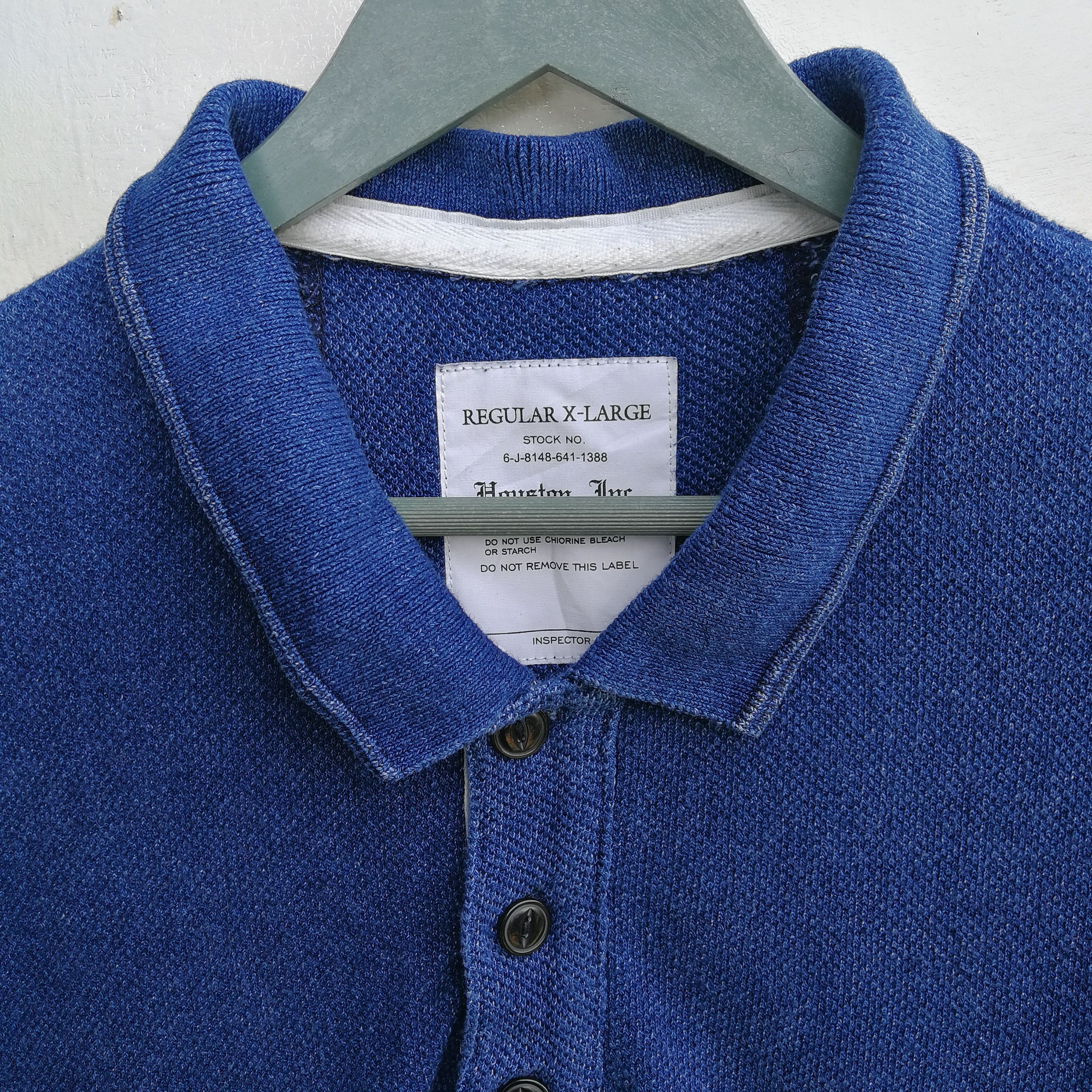 Japanese Brand Japanesebrand Shirt Half Button Indigo Size US L / EU 52-54 / 3 - 3 Thumbnail