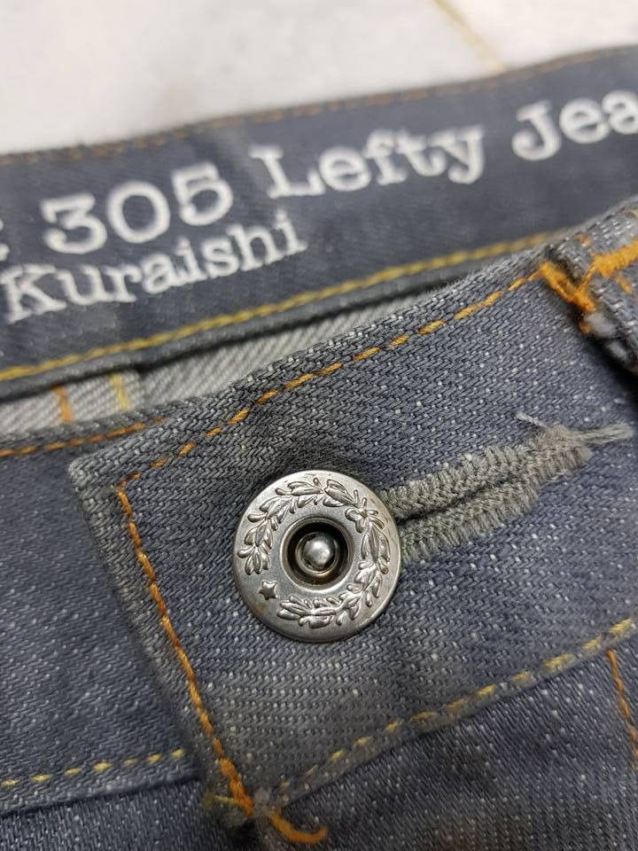 Kazuki Kuraishi × Takahiromiyashita The Soloist. Levis Lefty Jean by Takahiro Miyashita Selvedge Denim Size US 31 - 8 Thumbnail