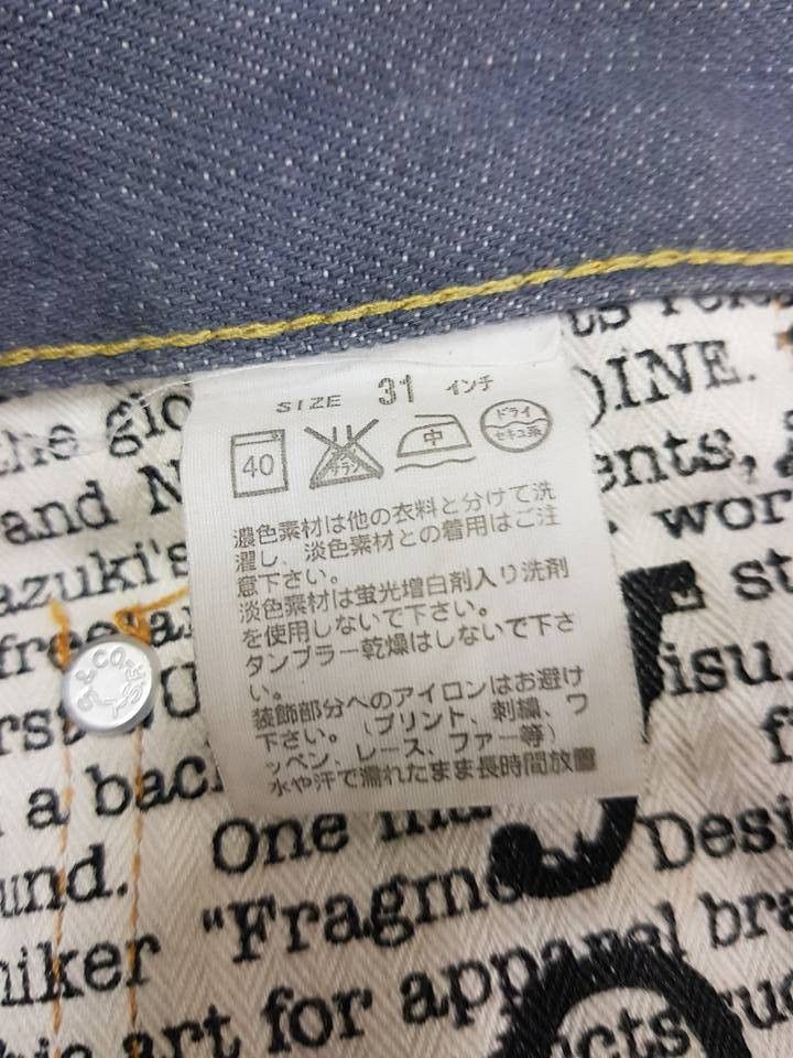 Kazuki Kuraishi × Takahiromiyashita The Soloist. Levis Lefty Jean by Takahiro Miyashita Selvedge Denim Size US 31 - 11 Thumbnail