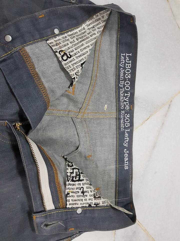 Kazuki Kuraishi × Takahiromiyashita The Soloist. Levis Lefty Jean by Takahiro Miyashita Selvedge Denim Size US 31 - 14 Thumbnail