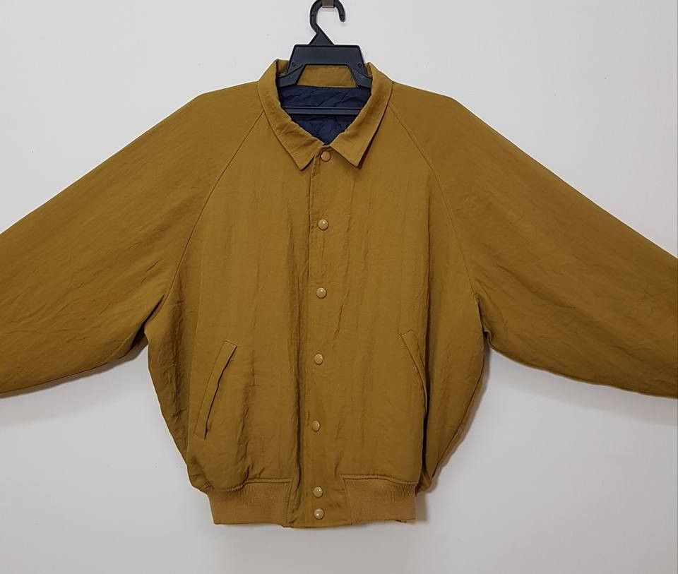 image of Bomber Jkt By Legendary Kensuke Ishizu Of Van Jacket Inc in Mustard Brown, Men's (Size Large)