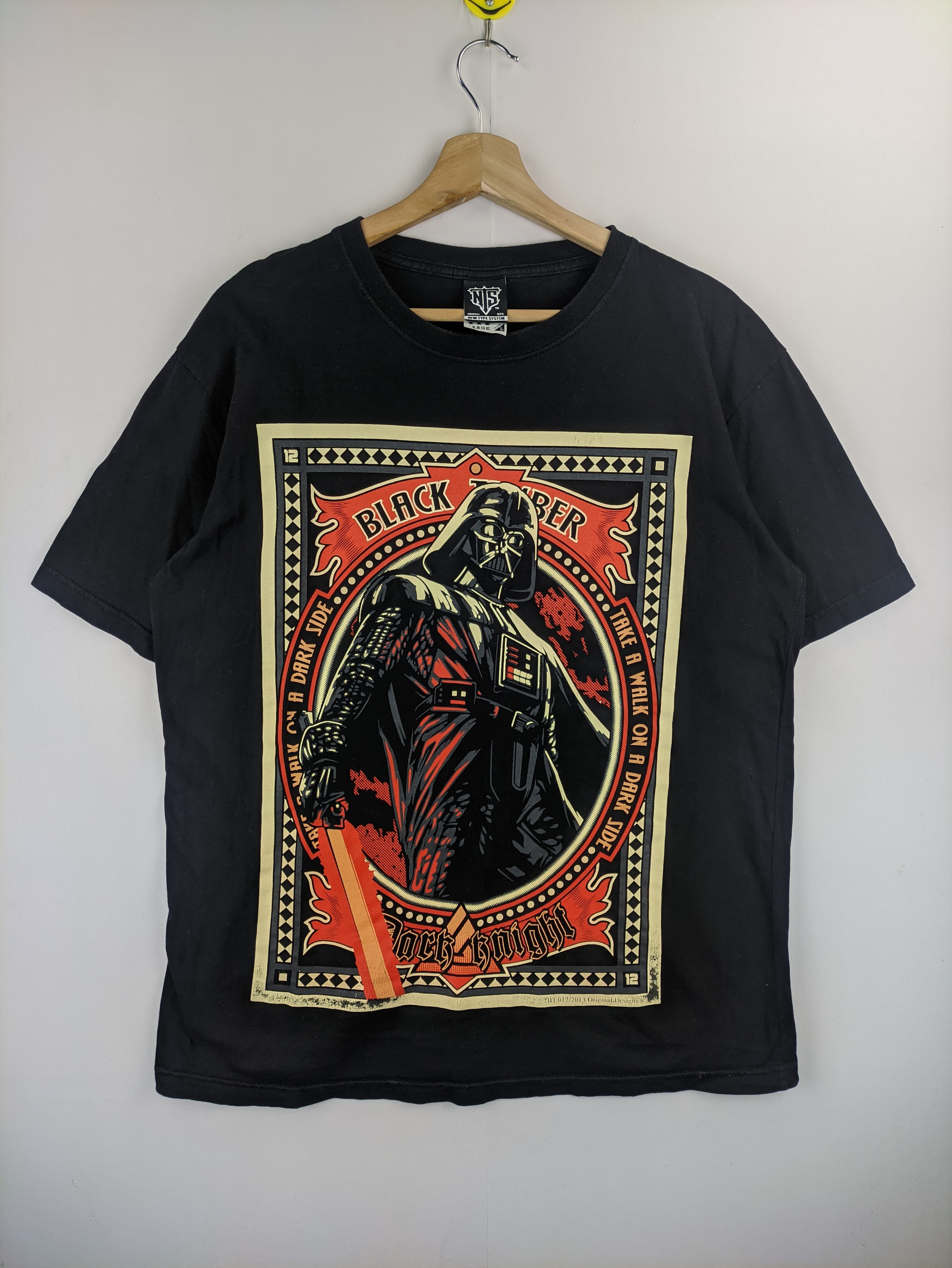 image of Movie x Star Wars Stealst Shirt Darth Vader Black Timber Tee, Men's (Size Large)