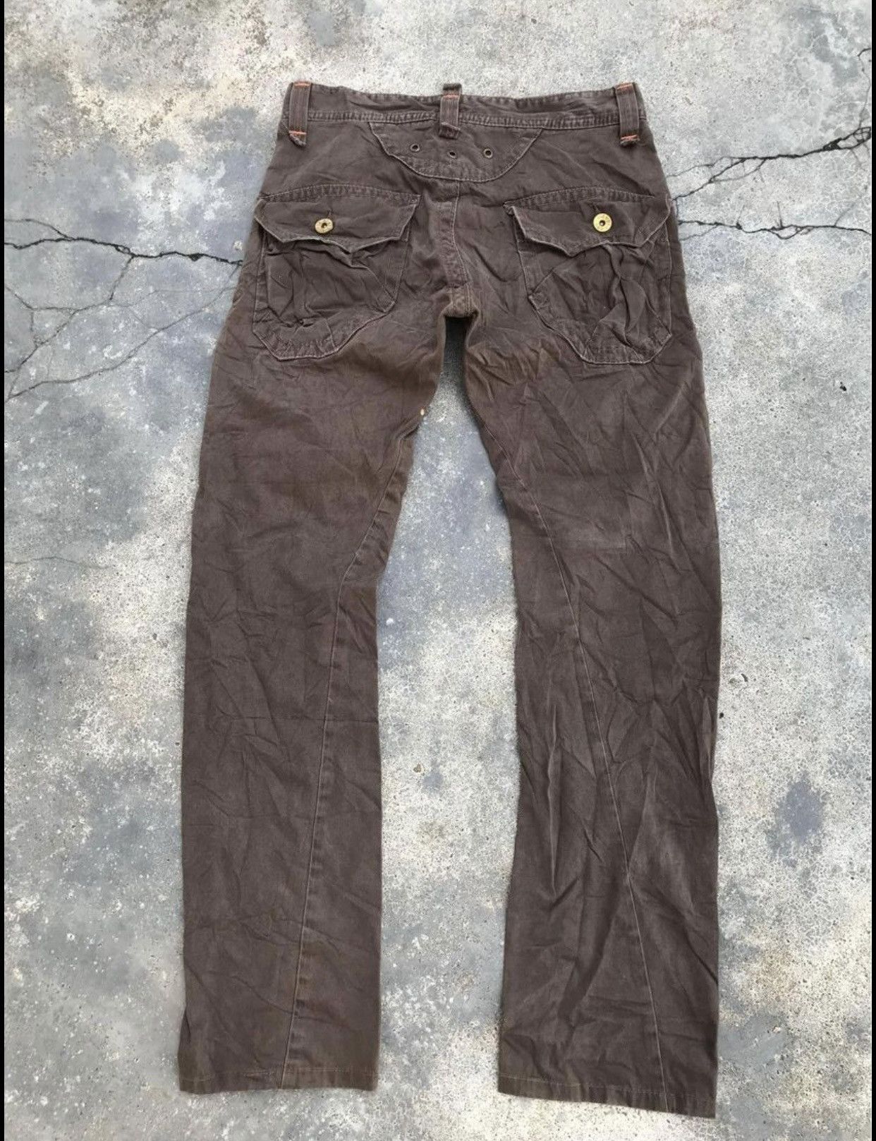 Edwin Edwin 505 Khaki Bondage Cargo Punk Travis Scott Style Size US 30 / EU 46 - 2 Thumbnail
