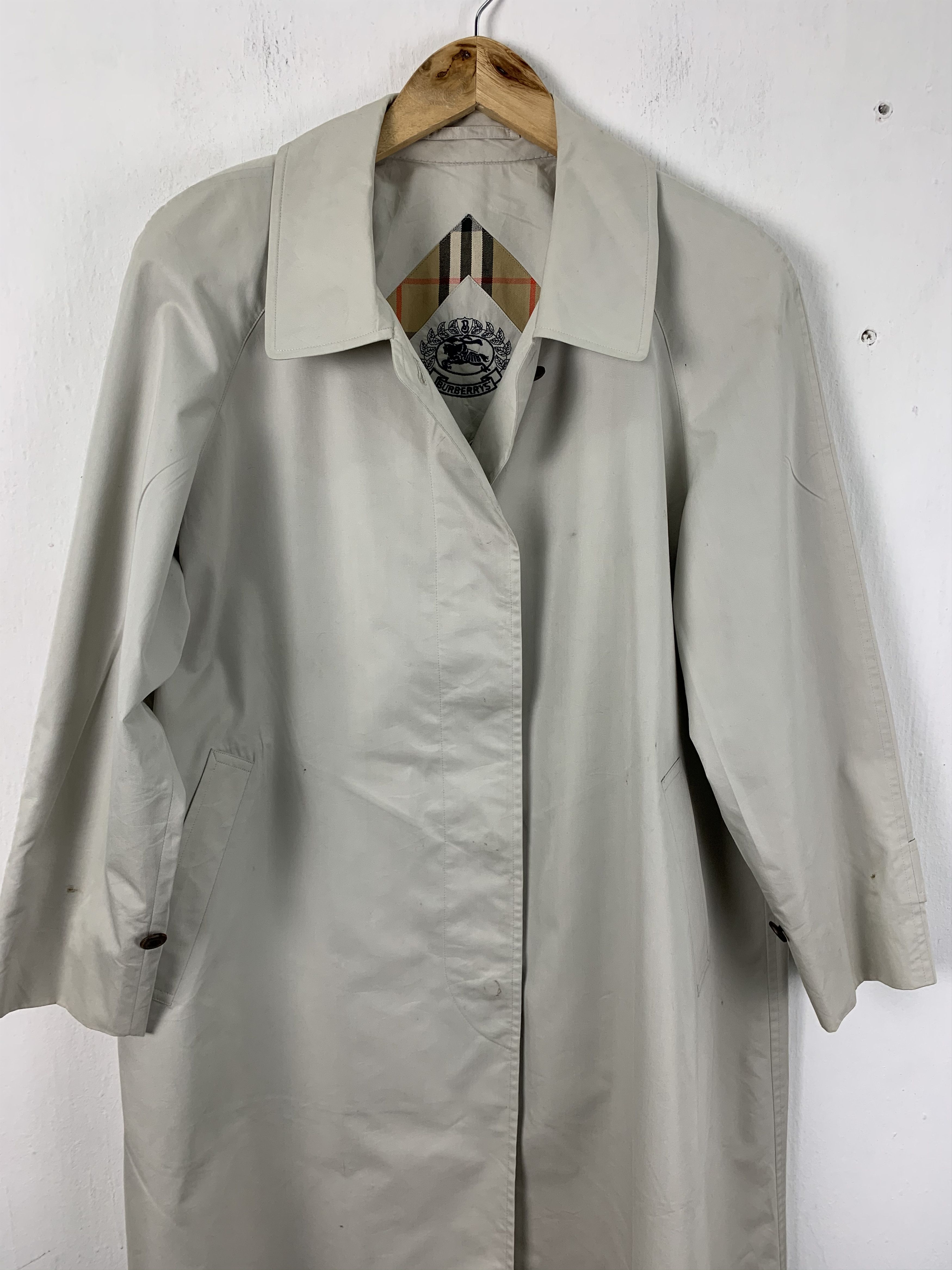 Burberry 🔥BURBERRY🔥Vintage Burberry Trench Coat Parka Jacket #143 Size US XL / EU 56 / 4 - 5 Thumbnail