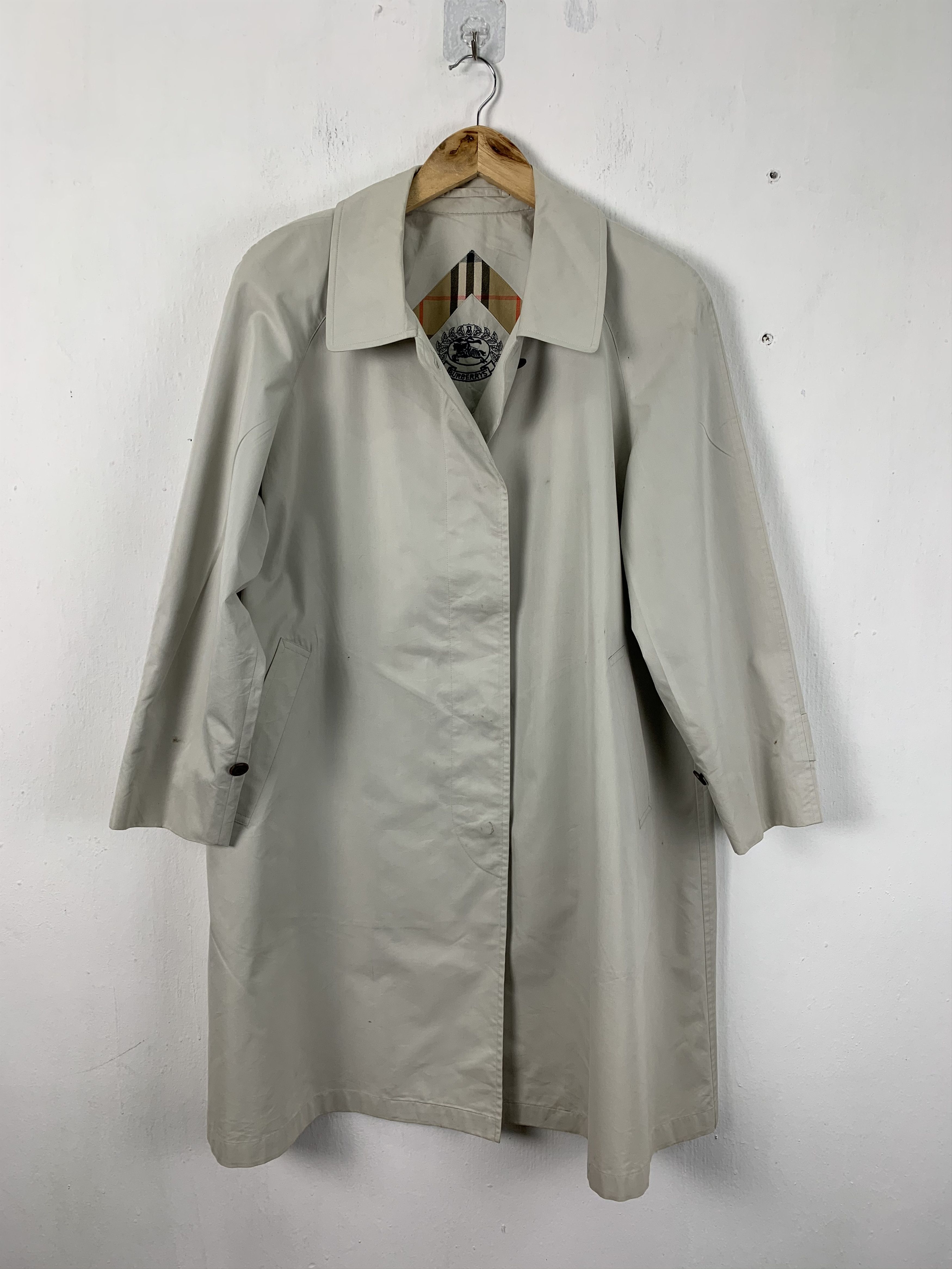 Burberry 🔥BURBERRY🔥Vintage Burberry Trench Coat Parka Jacket #143 Size US XL / EU 56 / 4 - 2 Thumbnail