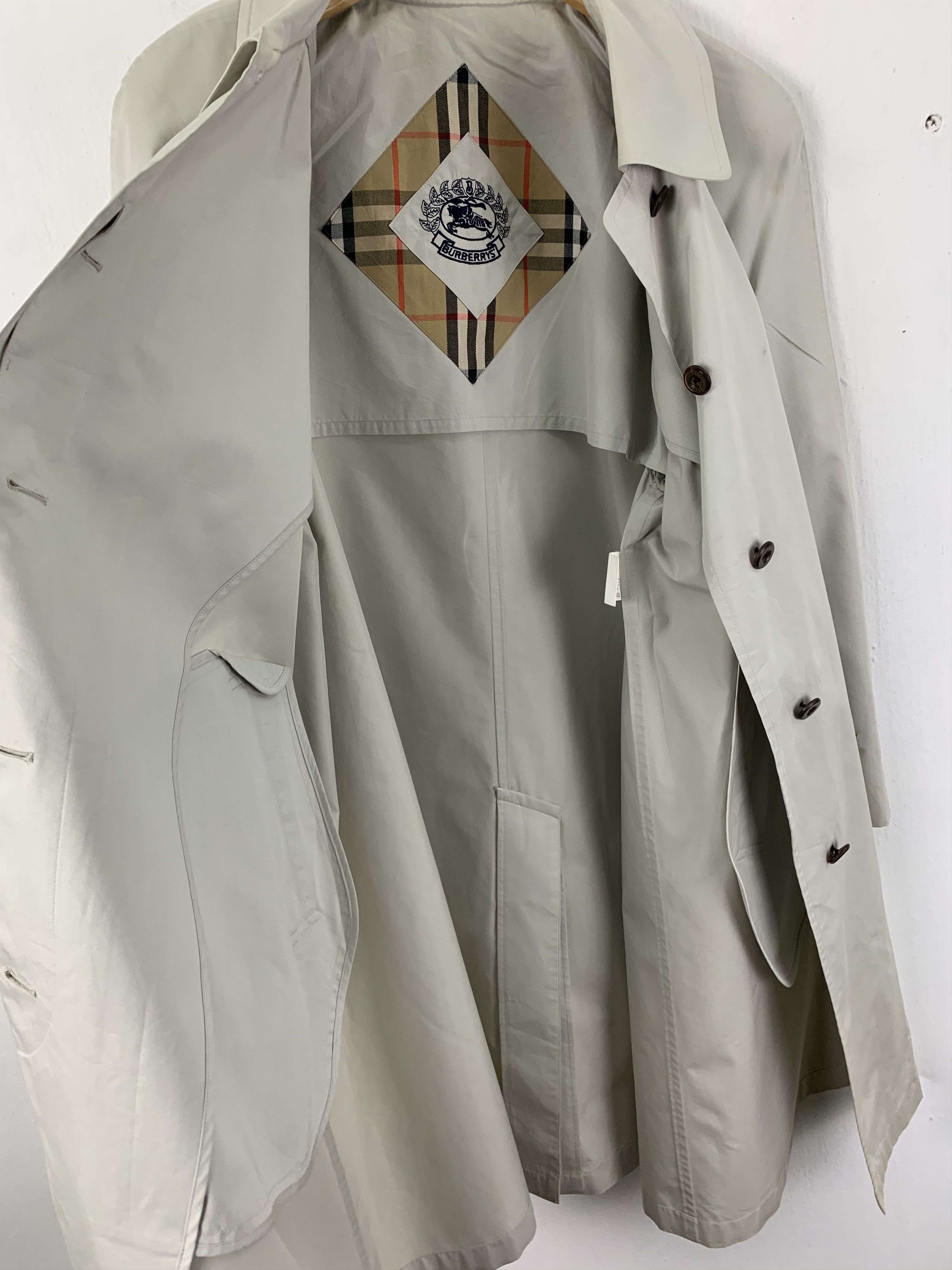 Burberry 🔥BURBERRY🔥Vintage Burberry Trench Coat Parka Jacket #143 Size US XL / EU 56 / 4 - 1 Thumbnail