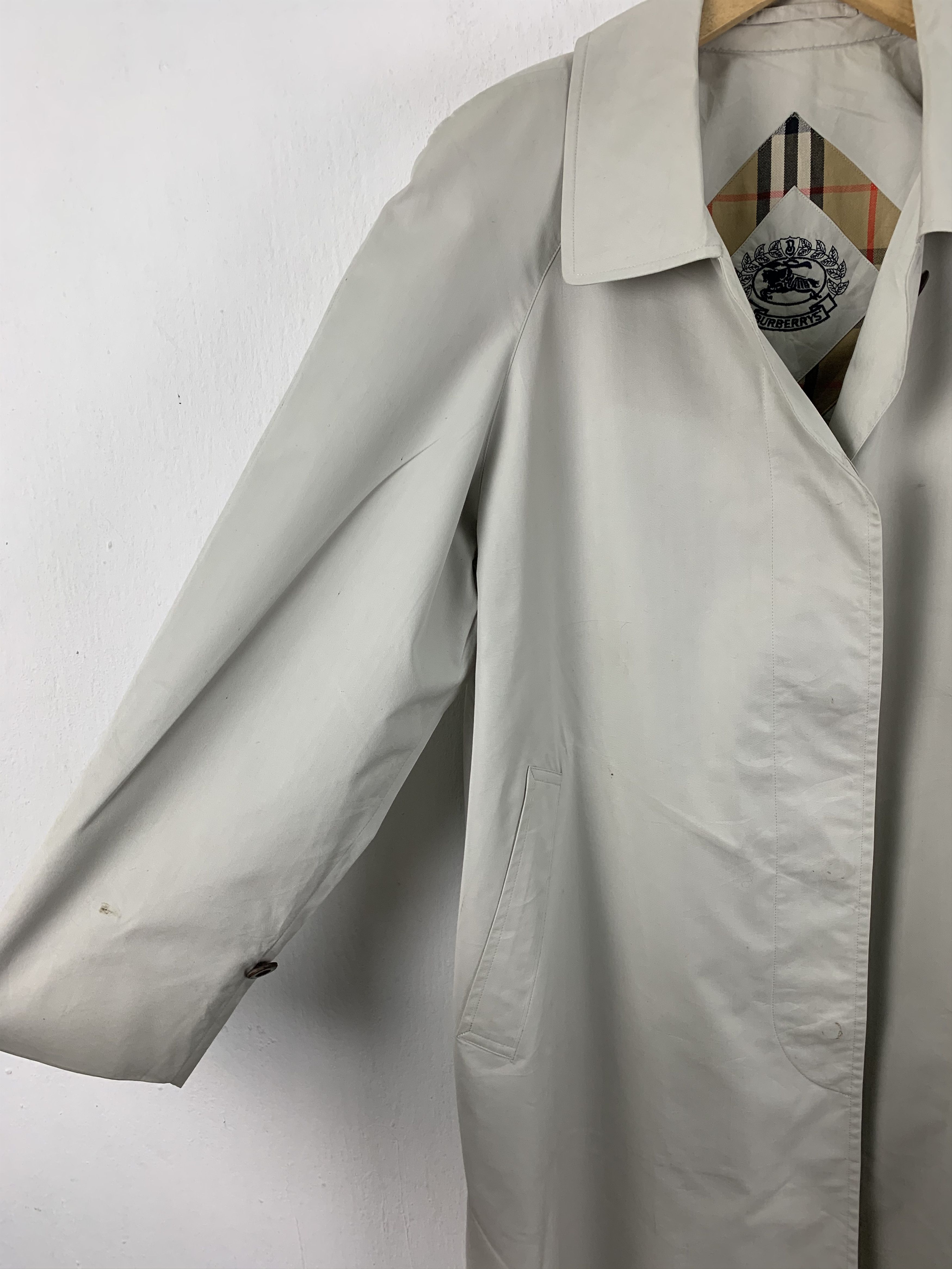 Burberry 🔥BURBERRY🔥Vintage Burberry Trench Coat Parka Jacket #143 Size US XL / EU 56 / 4 - 4 Thumbnail
