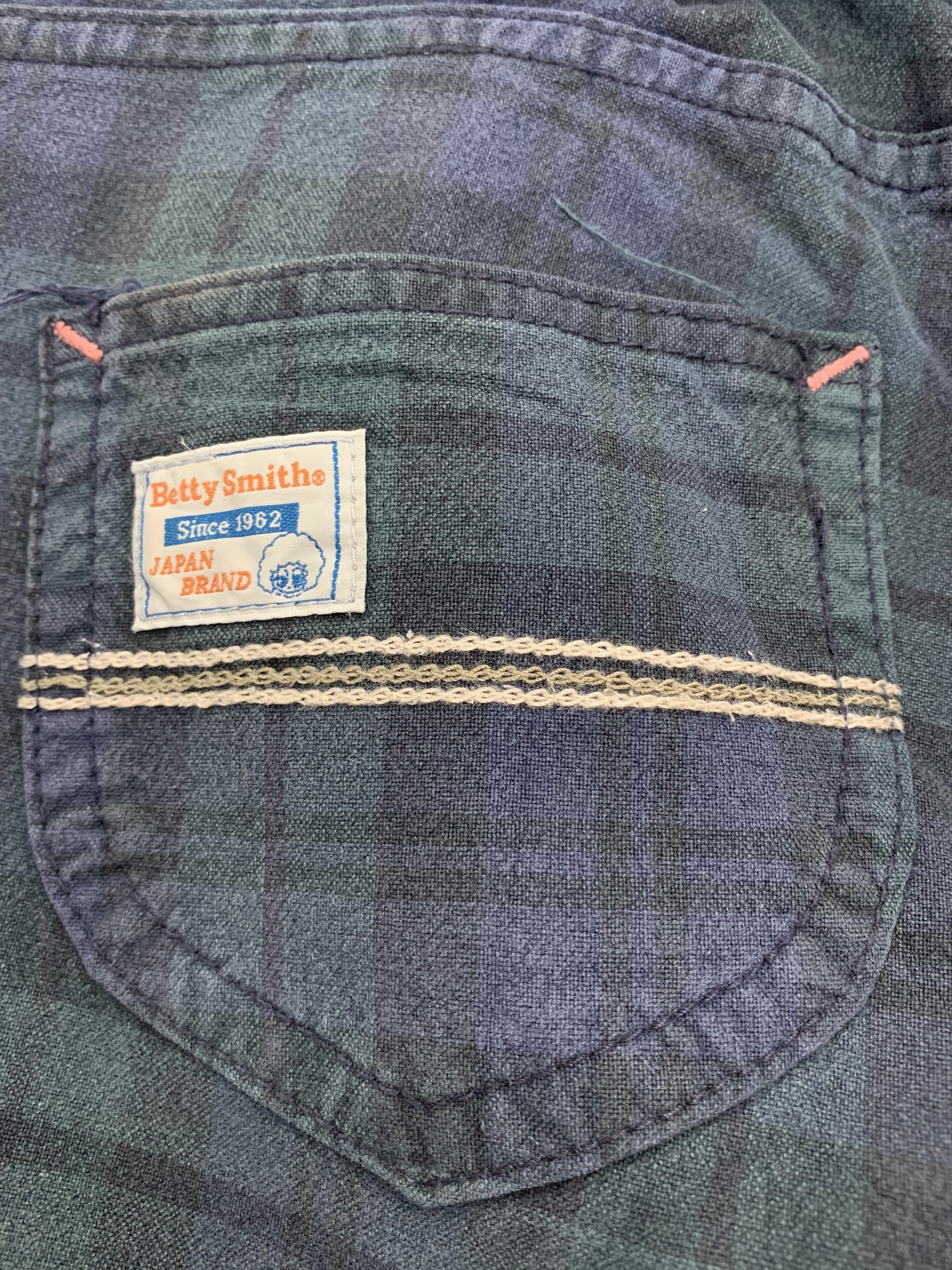 Japanese Brand ❗️❗️❗️Casual Pants BETTY SMTIH Buckle Belt Over The Stripe Size US 29 - 6 Thumbnail