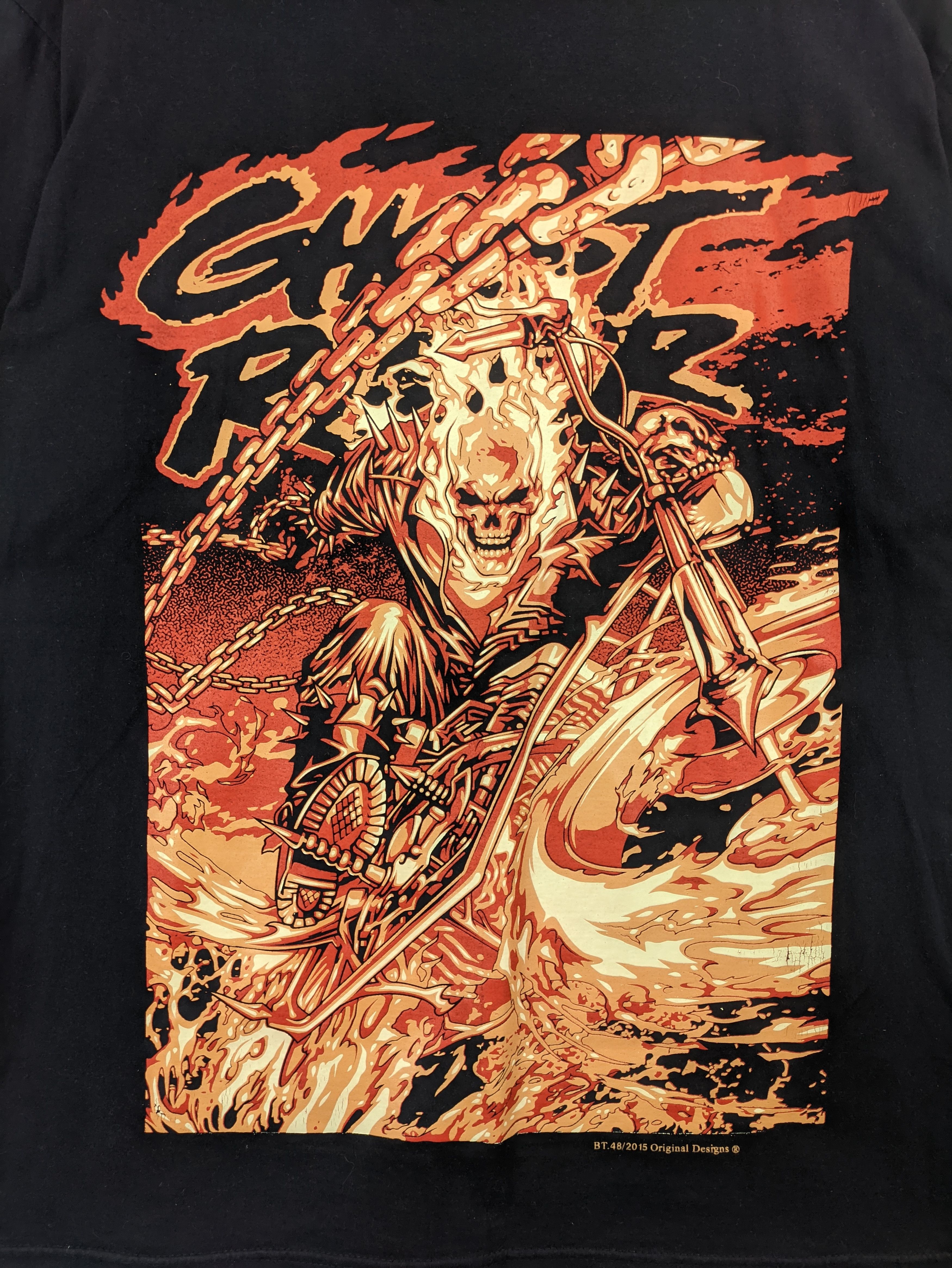 Marvel Comics Steals🔥Marvel Ghost Rider T Shirt Bootleg(Combo Tee PM) Size US L / EU 52-54 / 3 - 2 Thumbnail