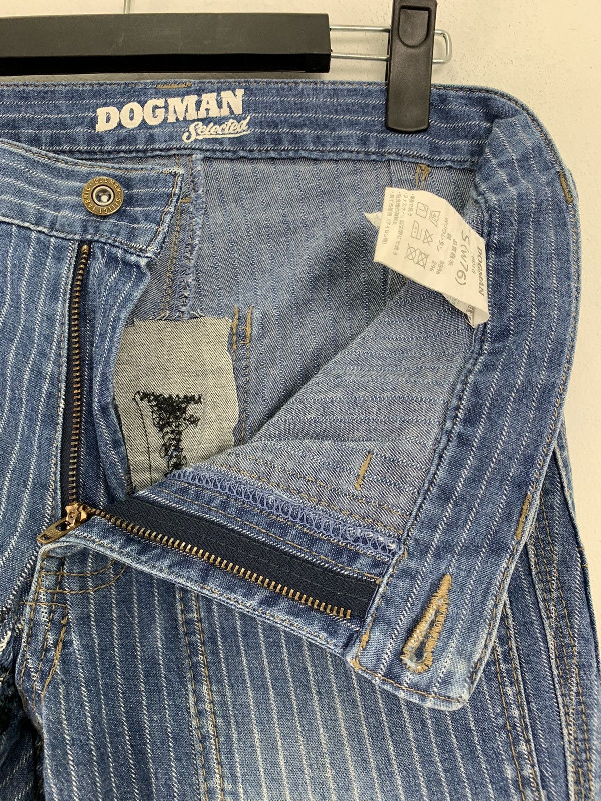If Six Was Nine Cargo Pants Dogman Over The Stripes Multipocket Double Knee Size US 29 - 20 Thumbnail