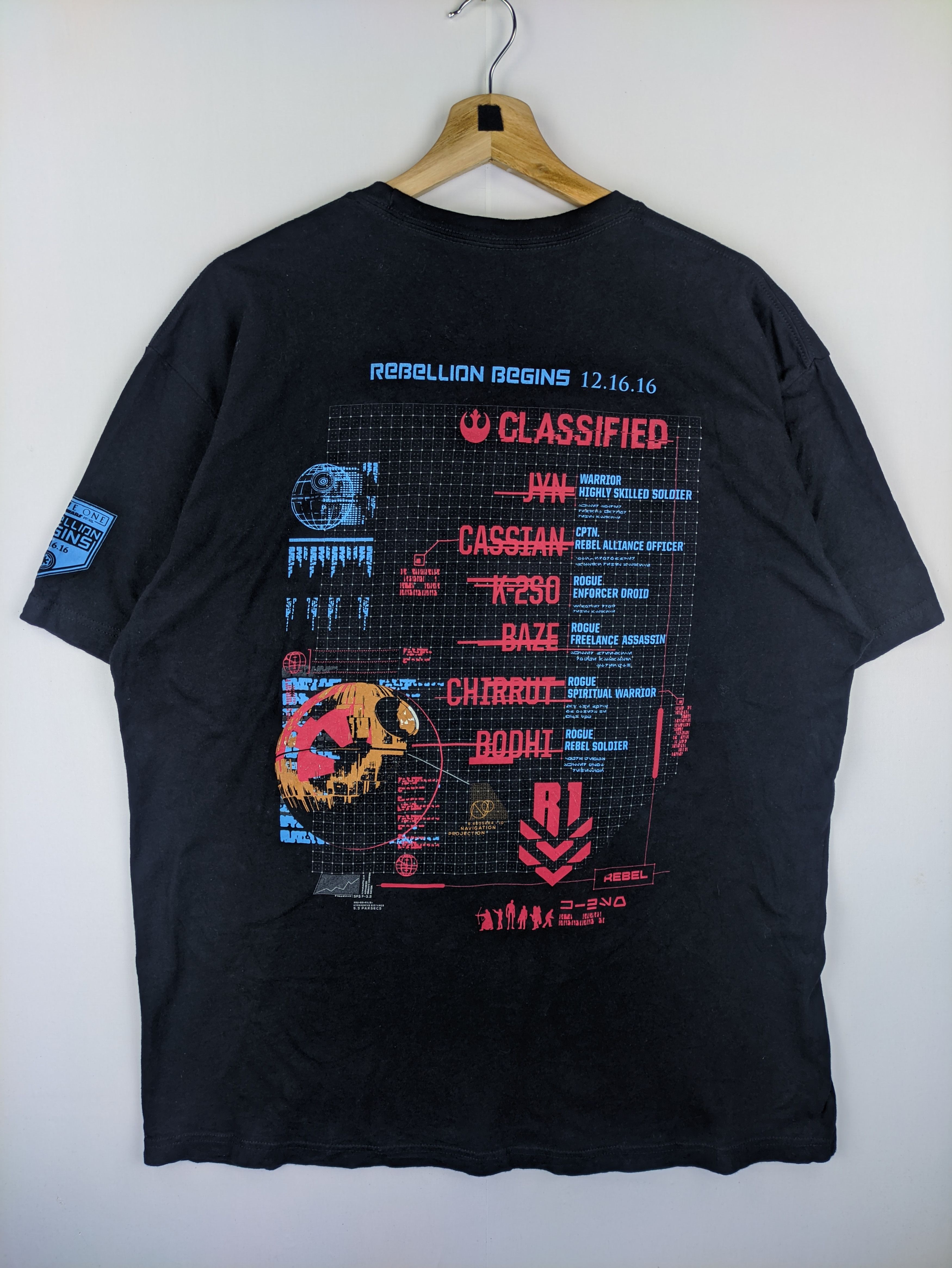 Star Wars Steals🔥T Shirt Star Wars Story Rogue One Tee(Combo Tee PM) Size US XL / EU 56 / 4 - 2 Thumbnail