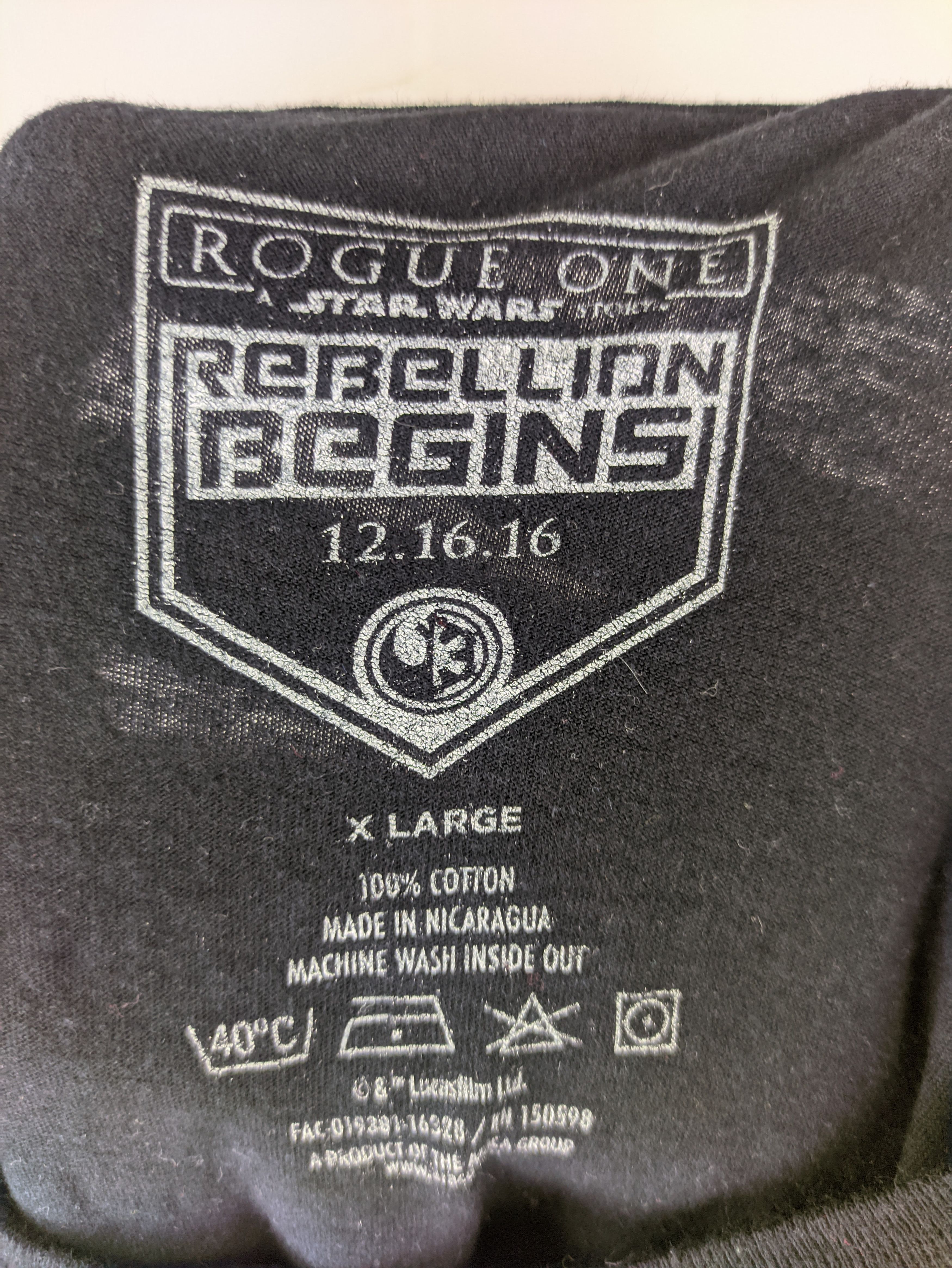 Star Wars Steals🔥T Shirt Star Wars Story Rogue One Tee(Combo Tee PM) Size US XL / EU 56 / 4 - 3 Thumbnail