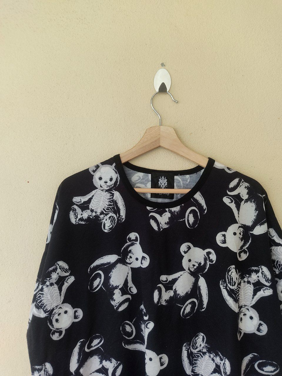 Japanese Brand Drug Honey Skeleton Bear Black Shirt Size US XL / EU 56 / 4 - 4 Thumbnail