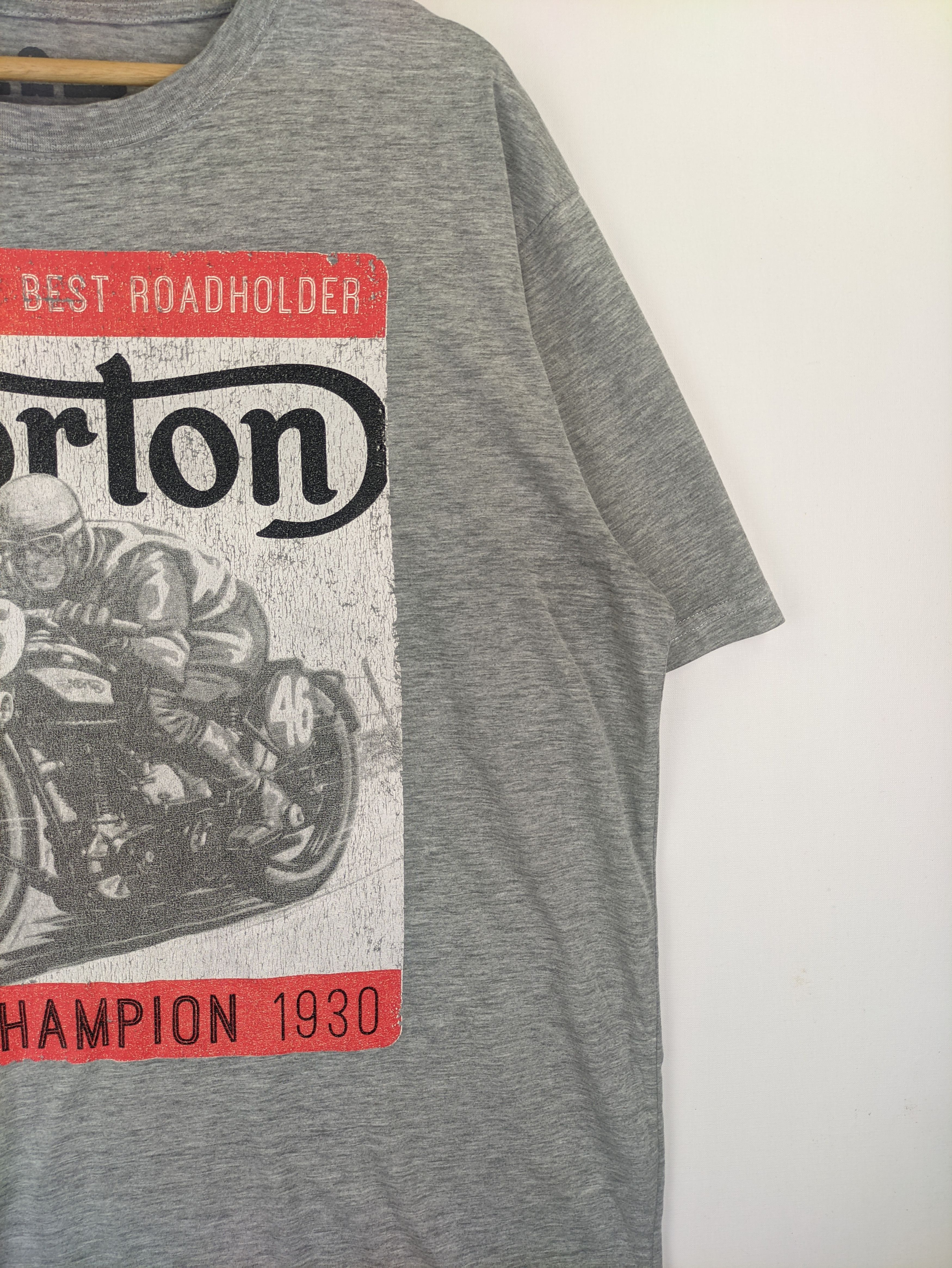 Norton × Vintage Steals🔥Vintage T Shirt Norton Racing Tee(Combo Tee PM) Size US XL / EU 56 / 4 - 3 Thumbnail
