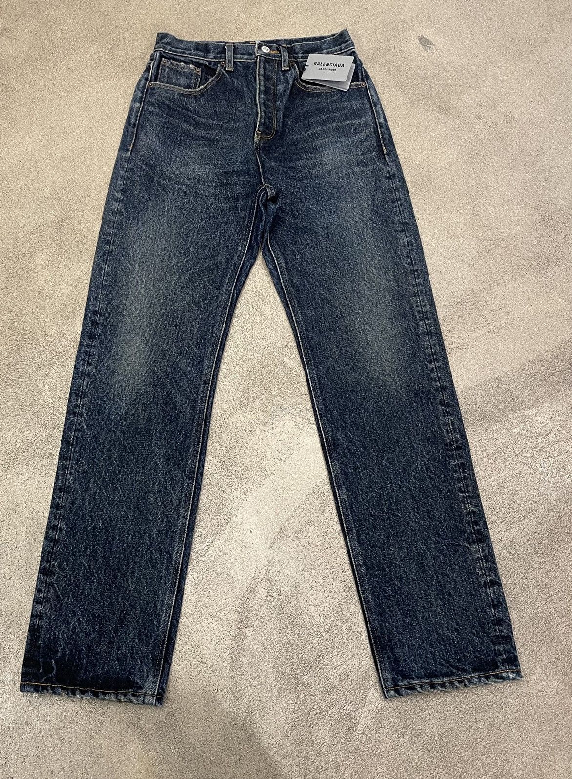 Balenciaga Relaxed Fit Five Pocket Jeans