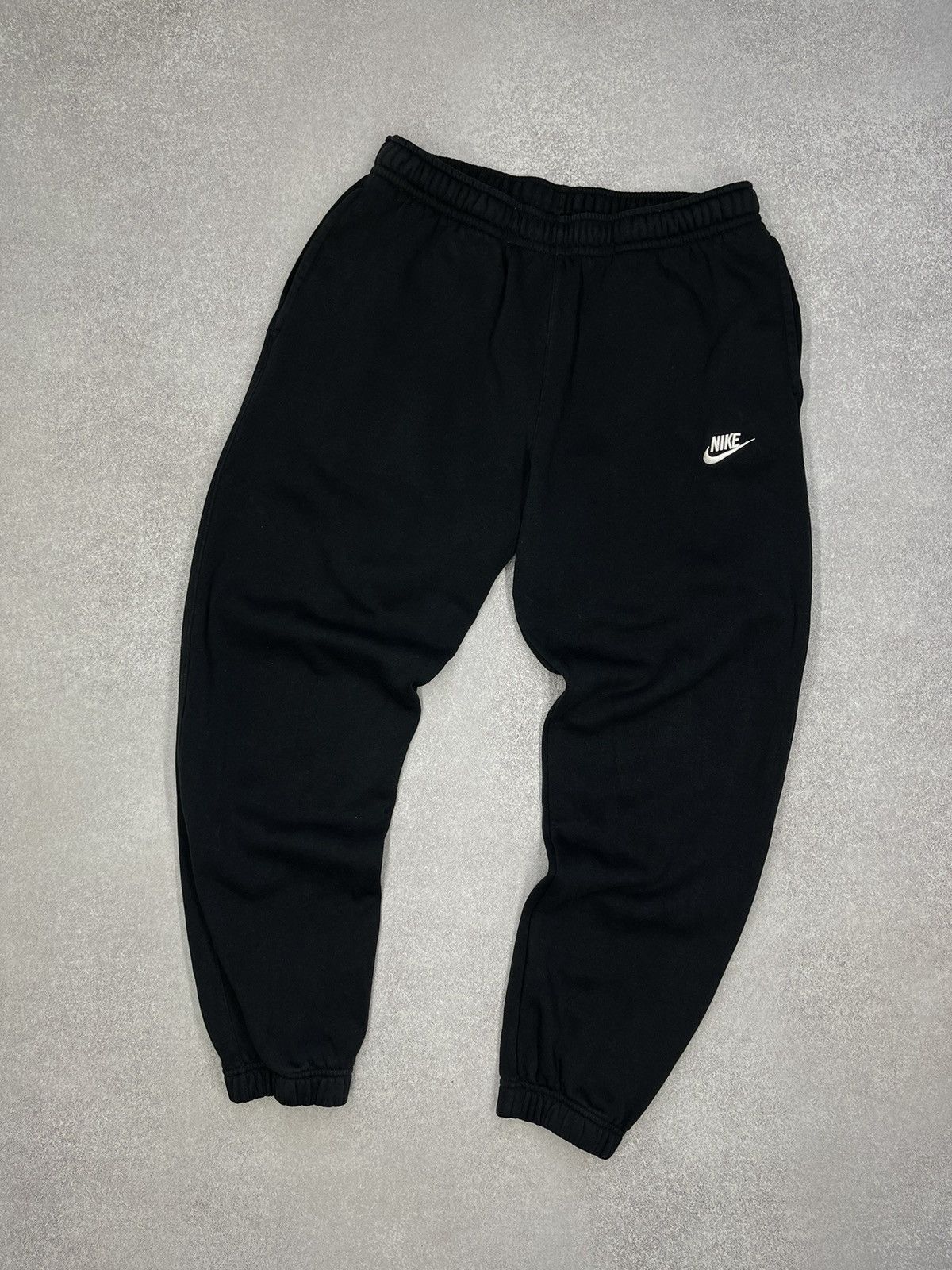 Mens Nike Basic Sweatpants Black Drill Y2K Nylon Cargo TN