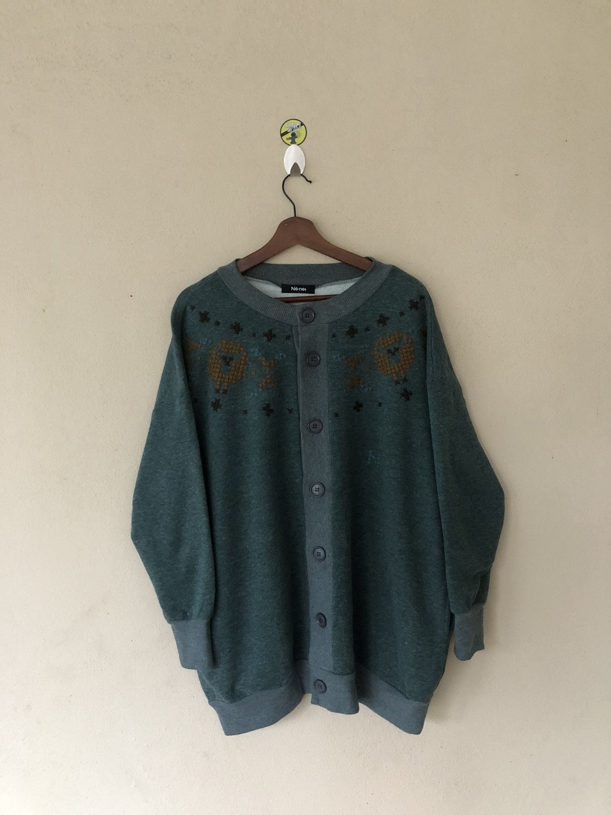 Issey Miyake × Japanese Brand Ne-Net by Issey Miyake Button Down Sweatshirt Size US M / EU 48-50 / 2 - 1 Thumbnail