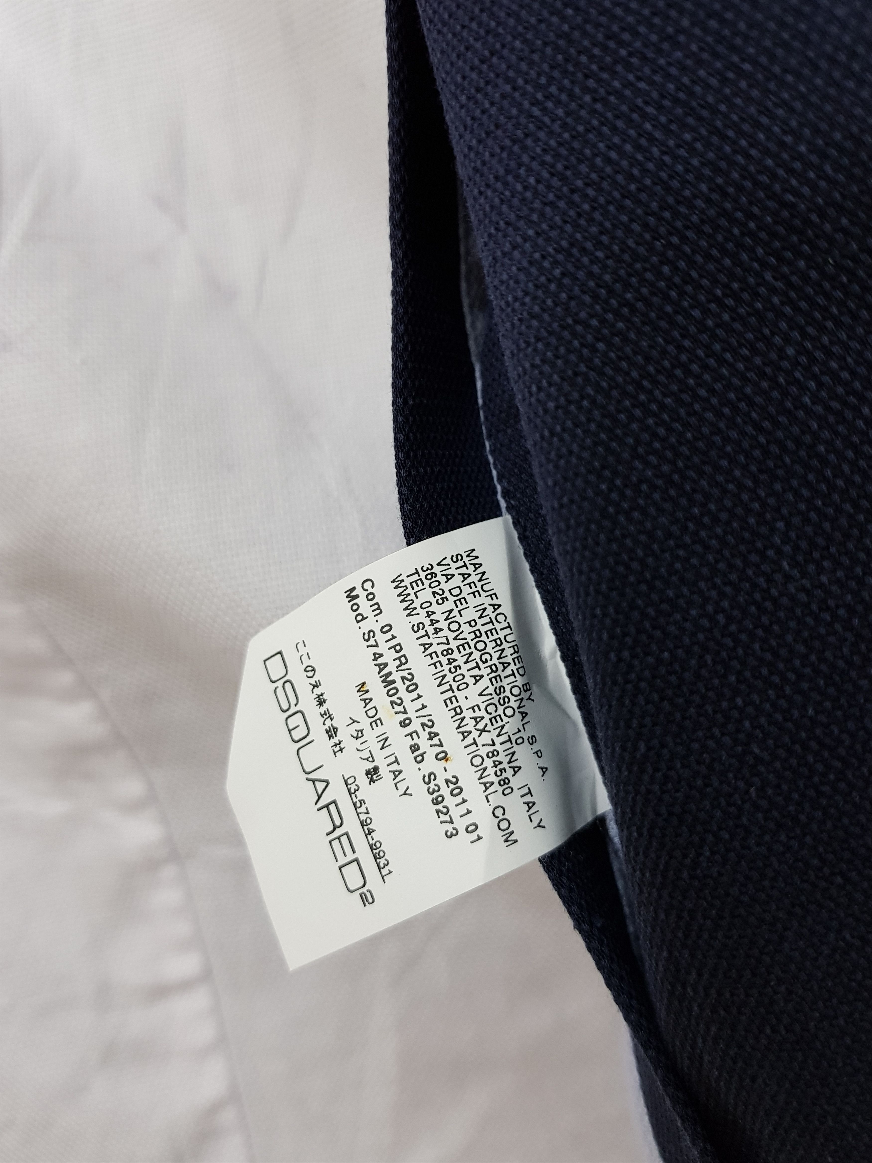 Dsquared2 DSQUARED2 - BLAZER JACKET 48 BLUE Size 48R - 18 Thumbnail