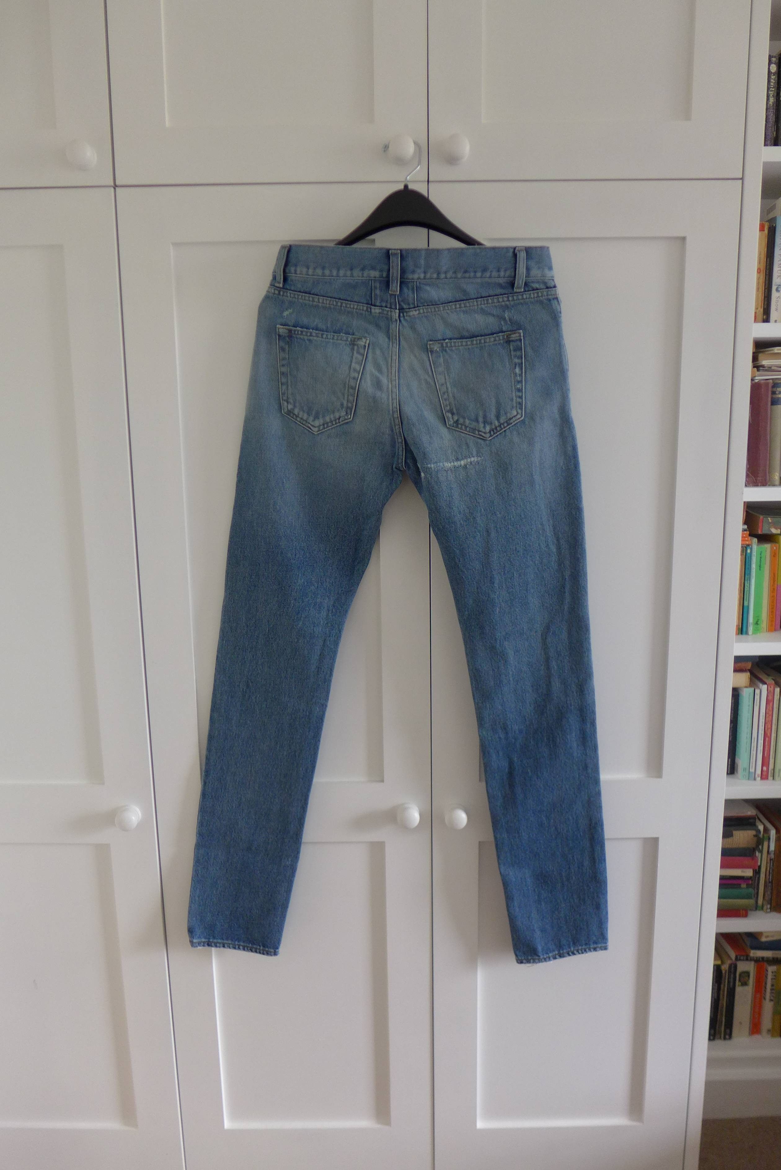 Saint Laurent D02 Washed Blue Denim Jeans