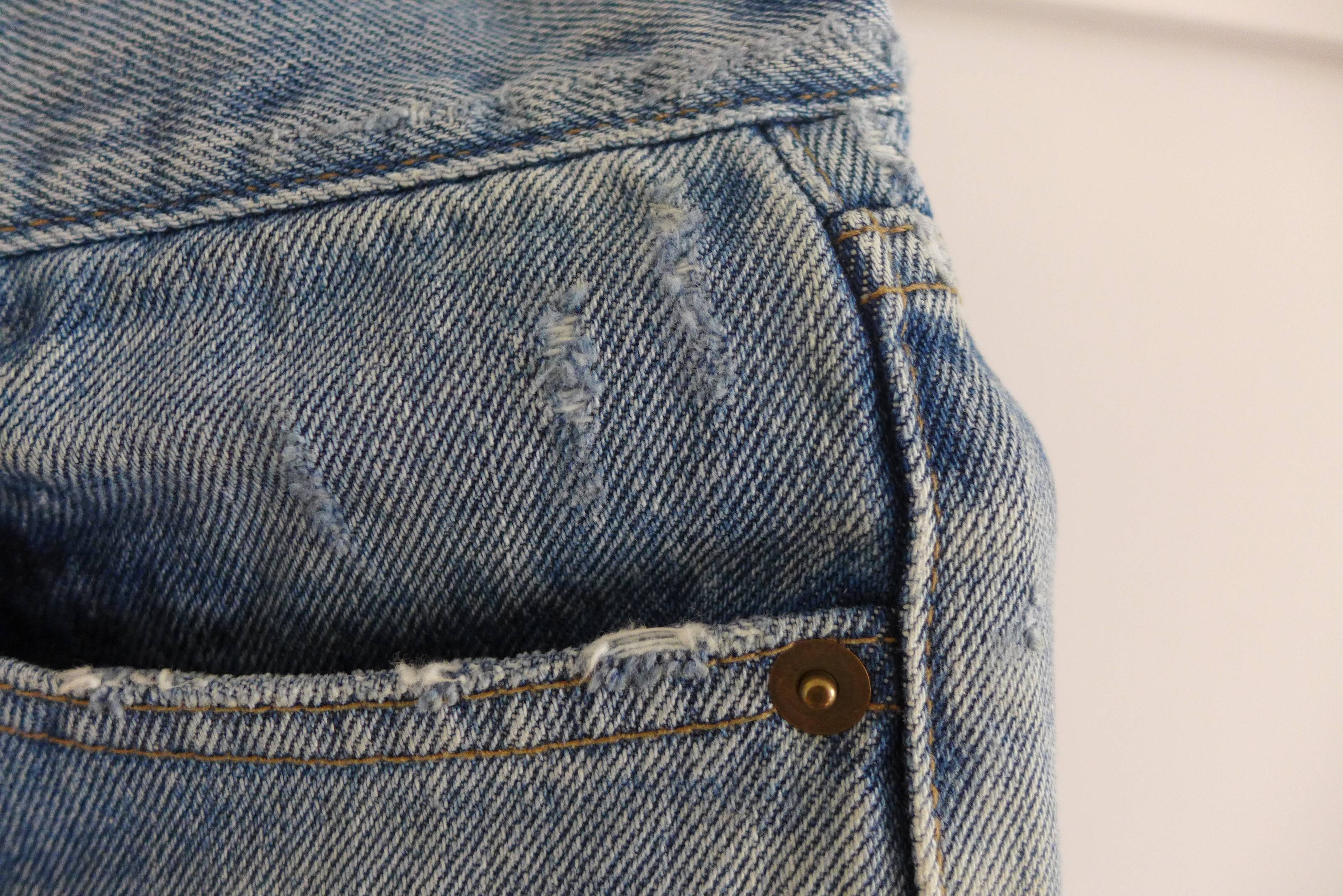 Saint Laurent D02 Washed Blue Denim Jeans