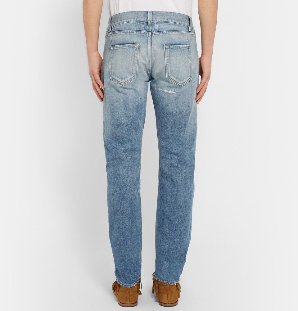 Saint Laurent D02 Washed Blue Denim Jeans