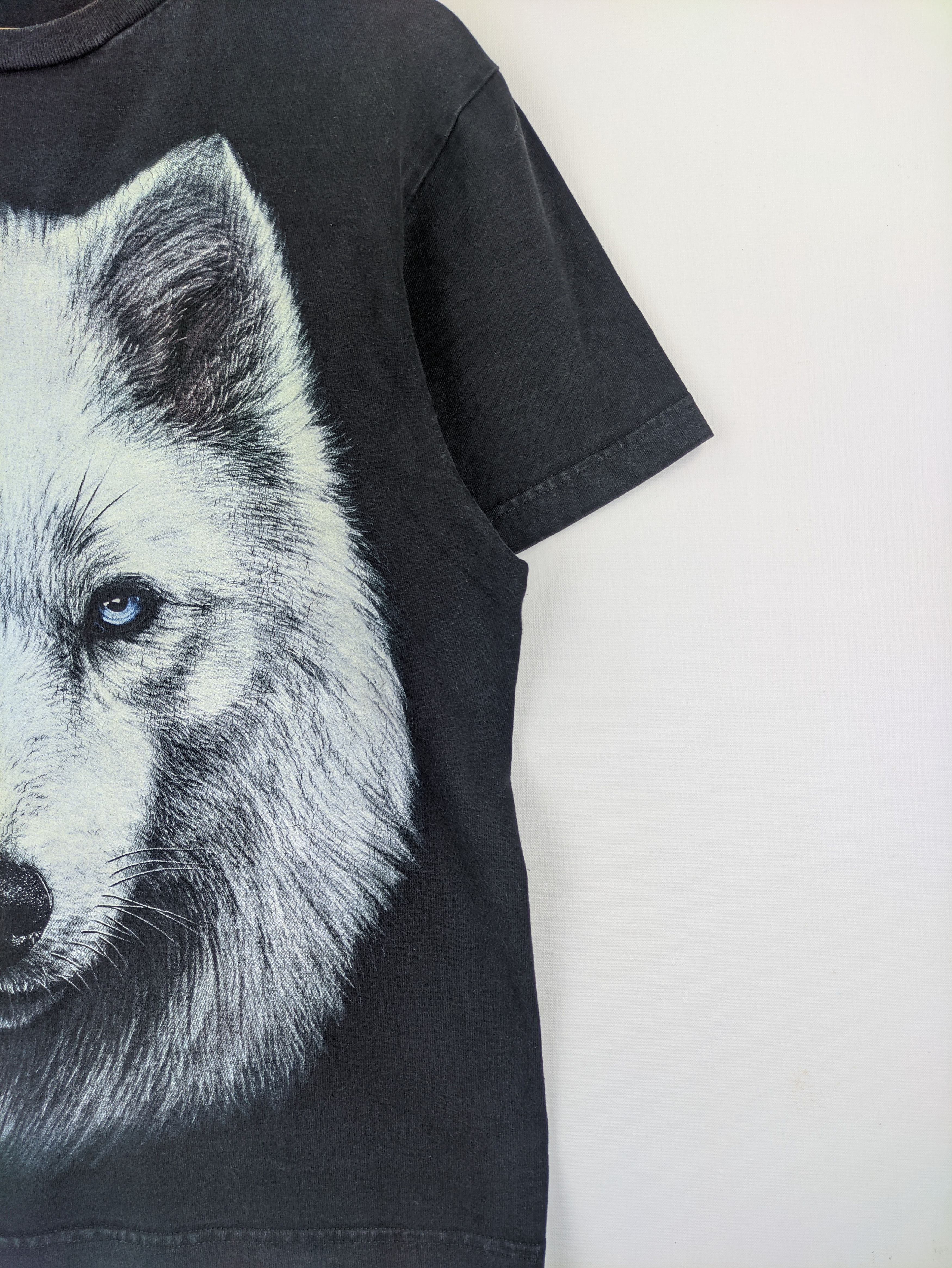 Other Steals🔥Animal Wolf T Shirt Cropped Tee(Combo Tee PM) Size M / US 6-8 / IT 42-44 - 4 Thumbnail