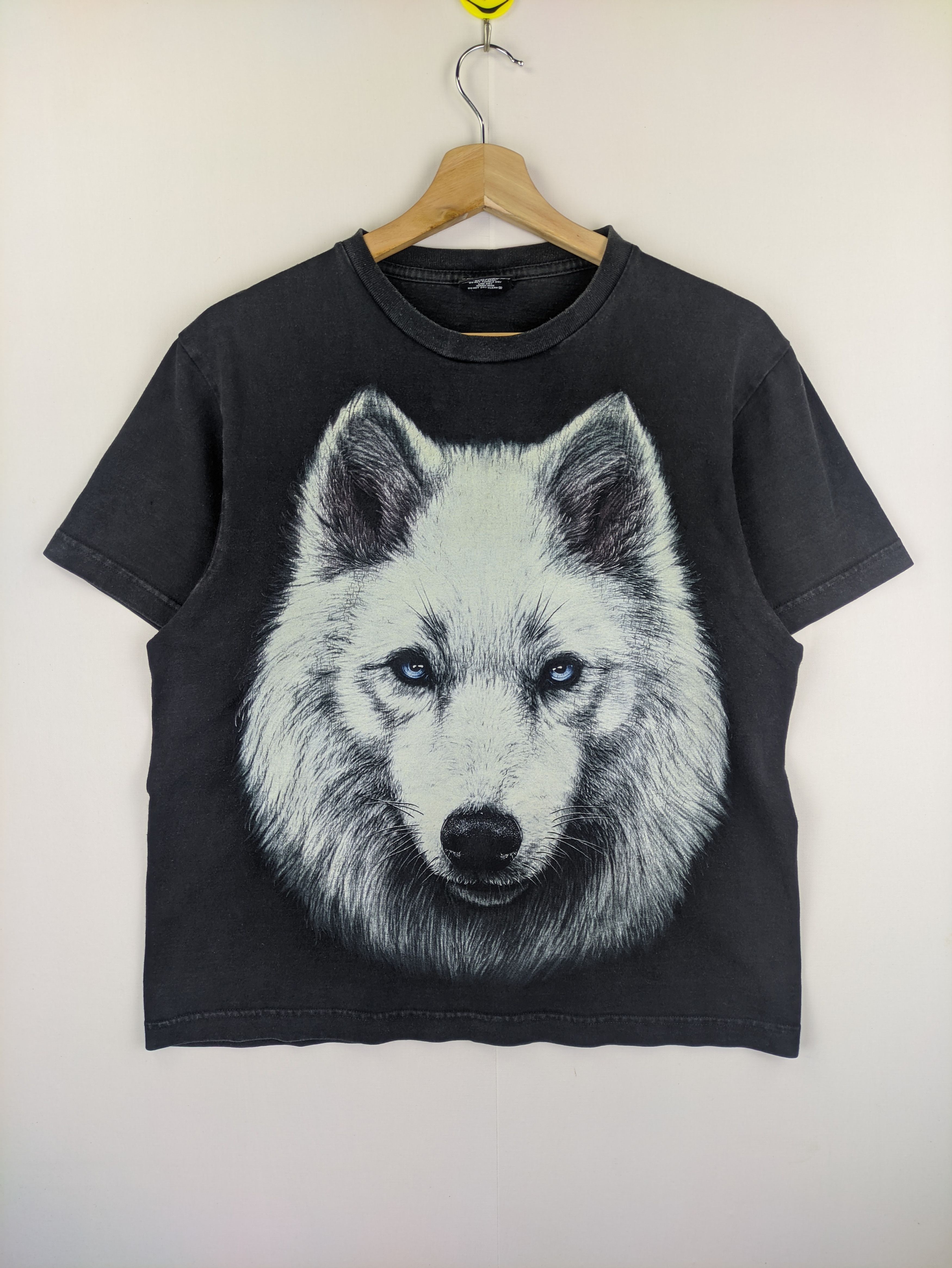 Other Steals🔥Animal Wolf T Shirt Cropped Tee(Combo Tee PM) Size M / US 6-8 / IT 42-44 - 1 Thumbnail