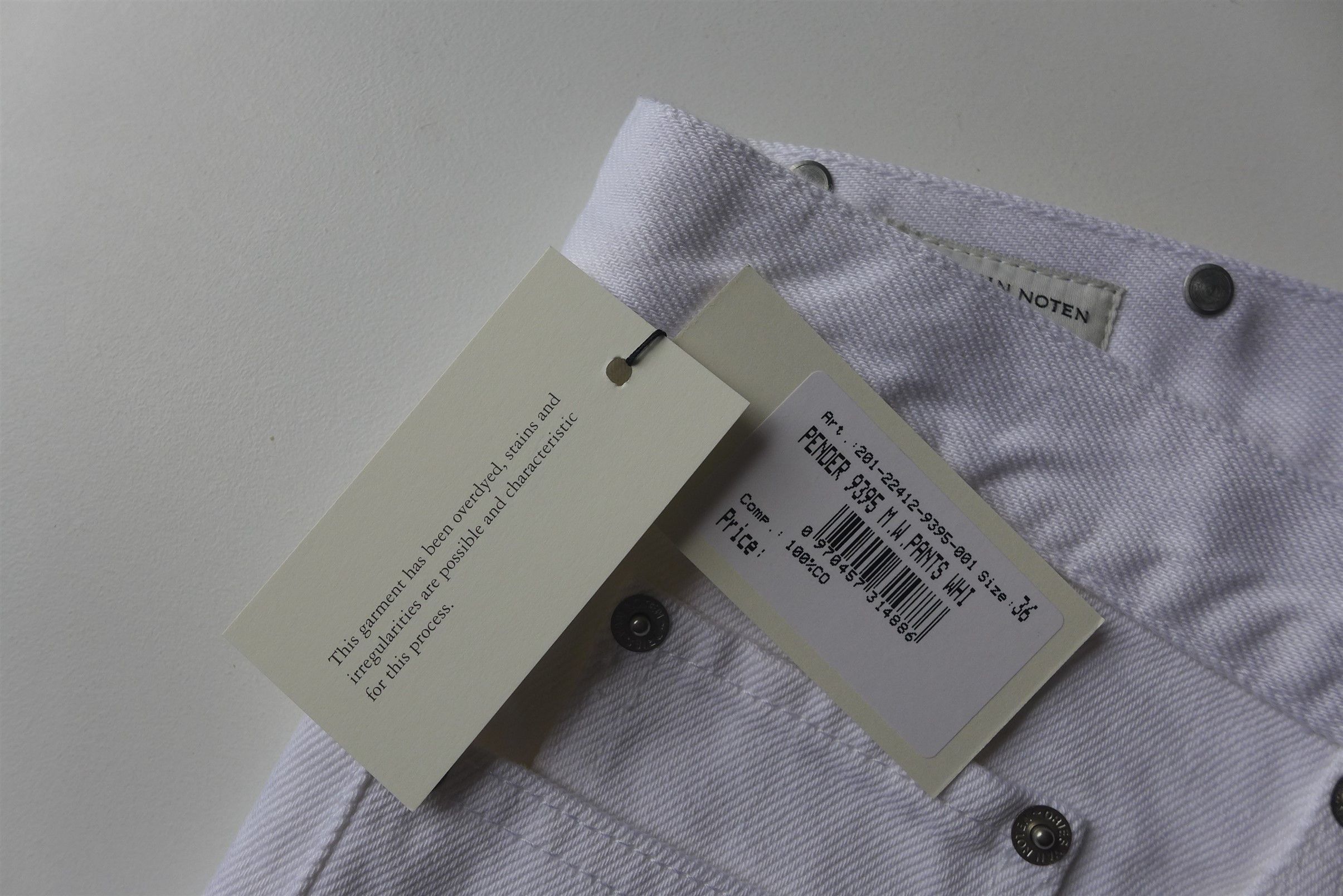 Dries Van Noten Dries Van Noten SS20 Pender White Denim Jeans Size US 36 / EU 52 - 22 Thumbnail