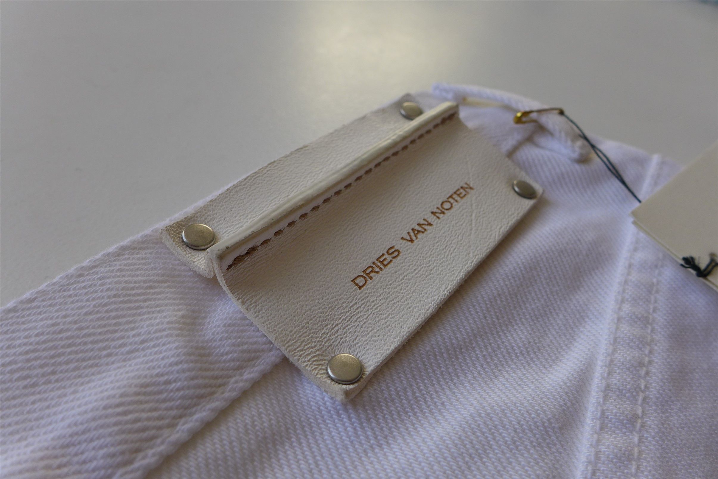 Dries Van Noten SS20 Pender White Denim Jeans