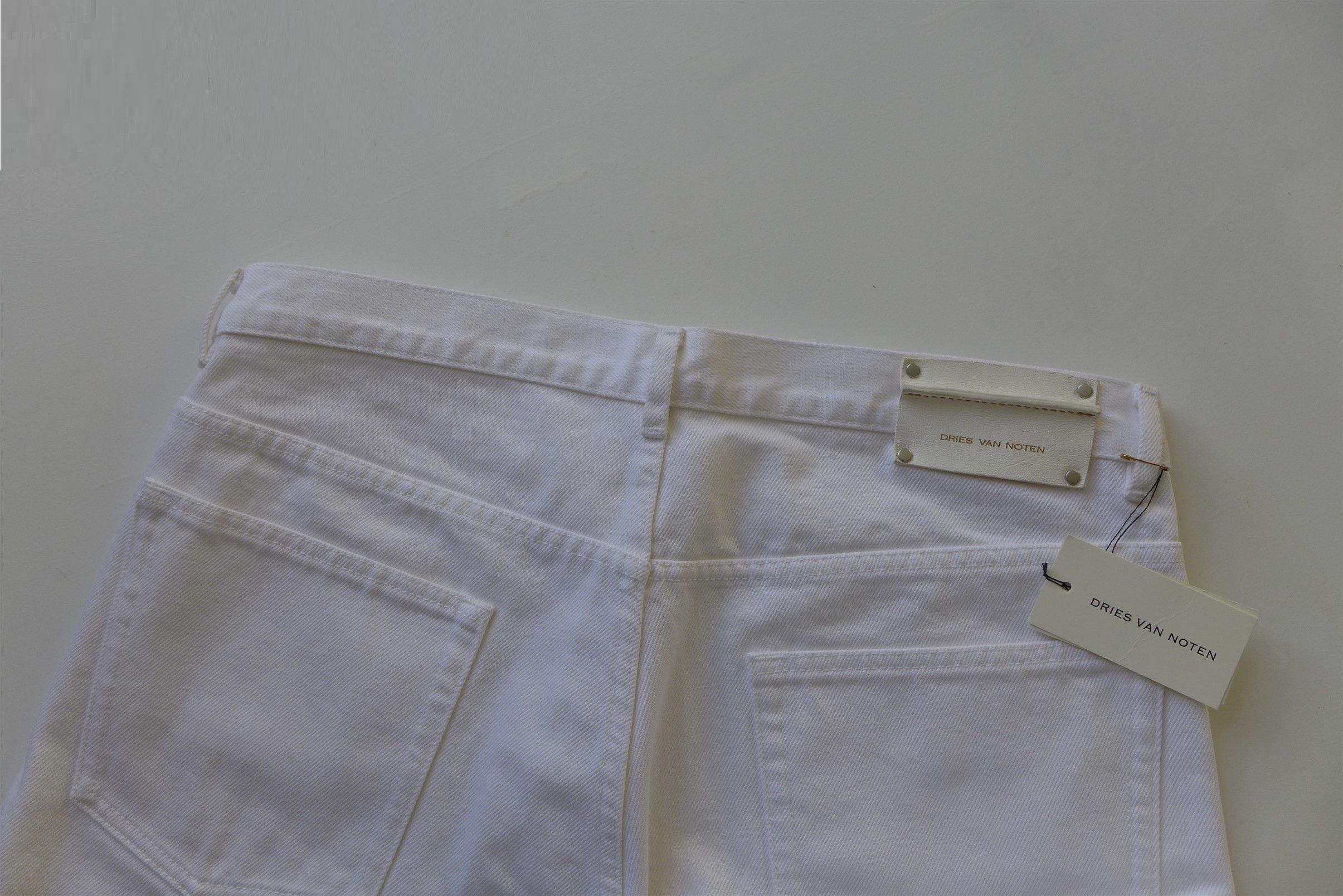 Dries Van Noten SS20 Pender White Denim Jeans