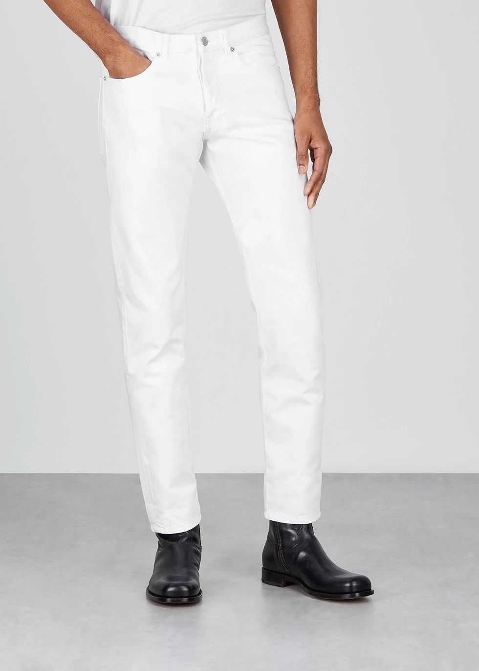 Dries Van Noten SS20 Pender White Denim Jeans