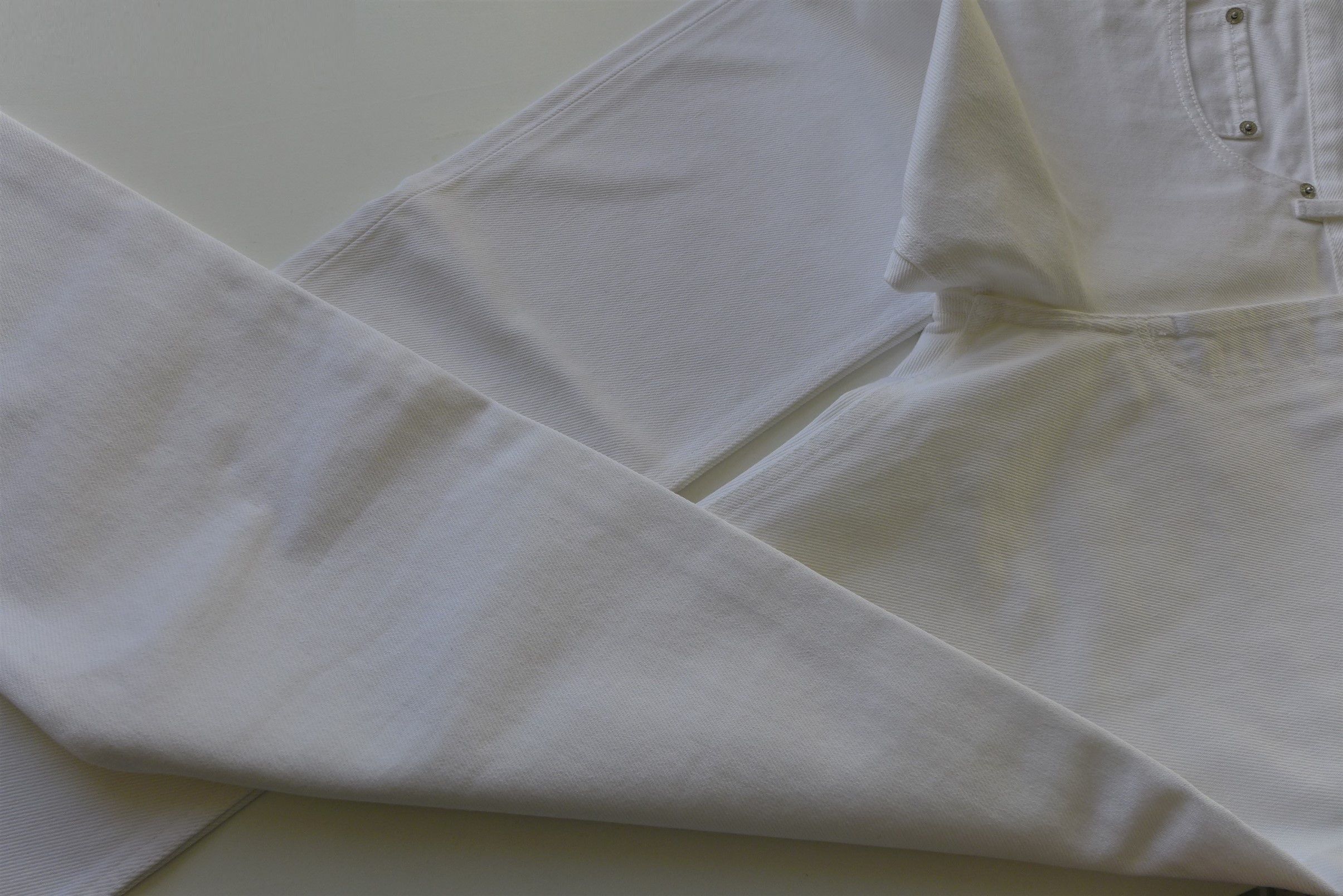 Dries Van Noten SS20 Pender White Denim Jeans