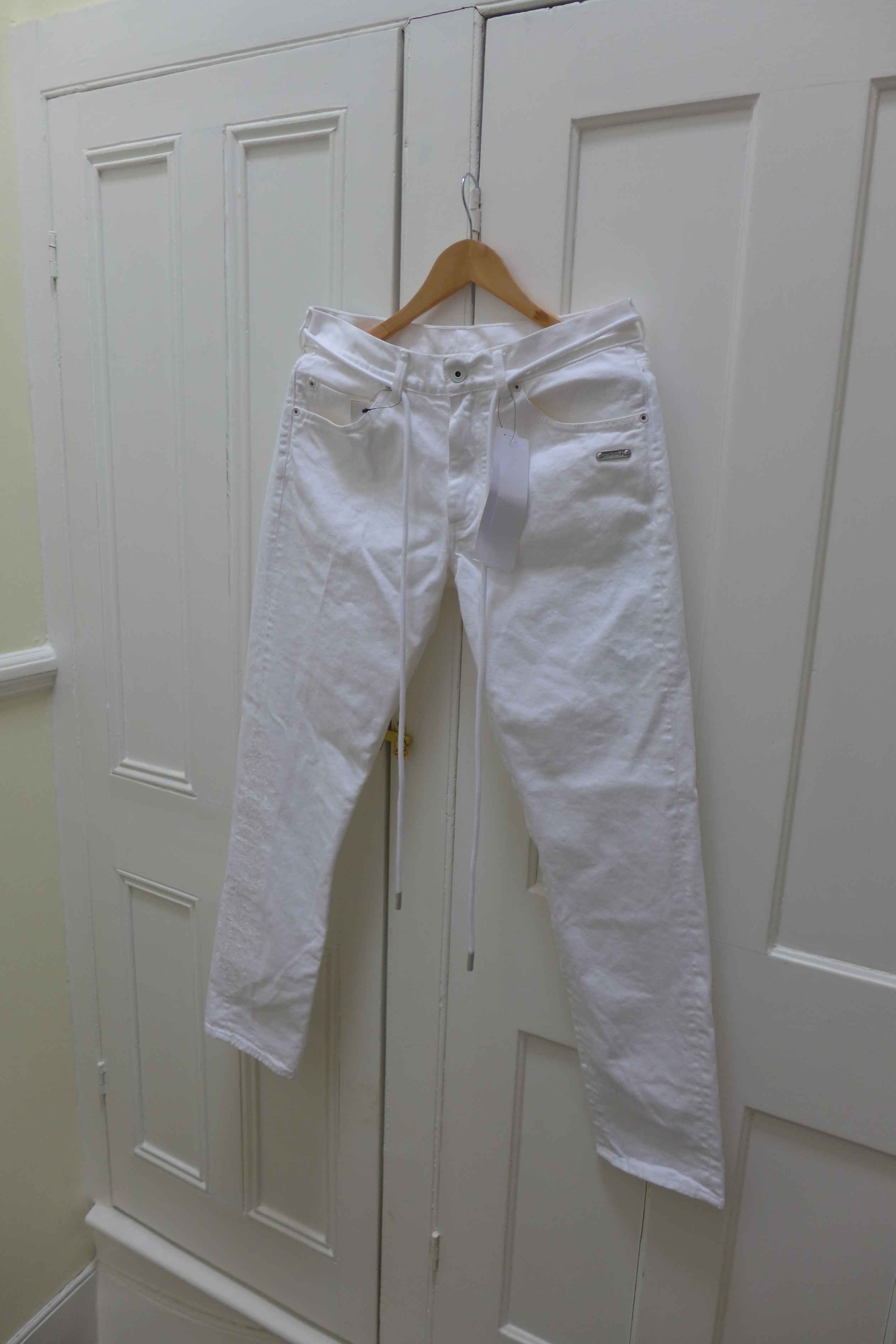 Off-White Off-White White Back Dart Denim Jeans Size US 34 / EU 50 - 6 Thumbnail
