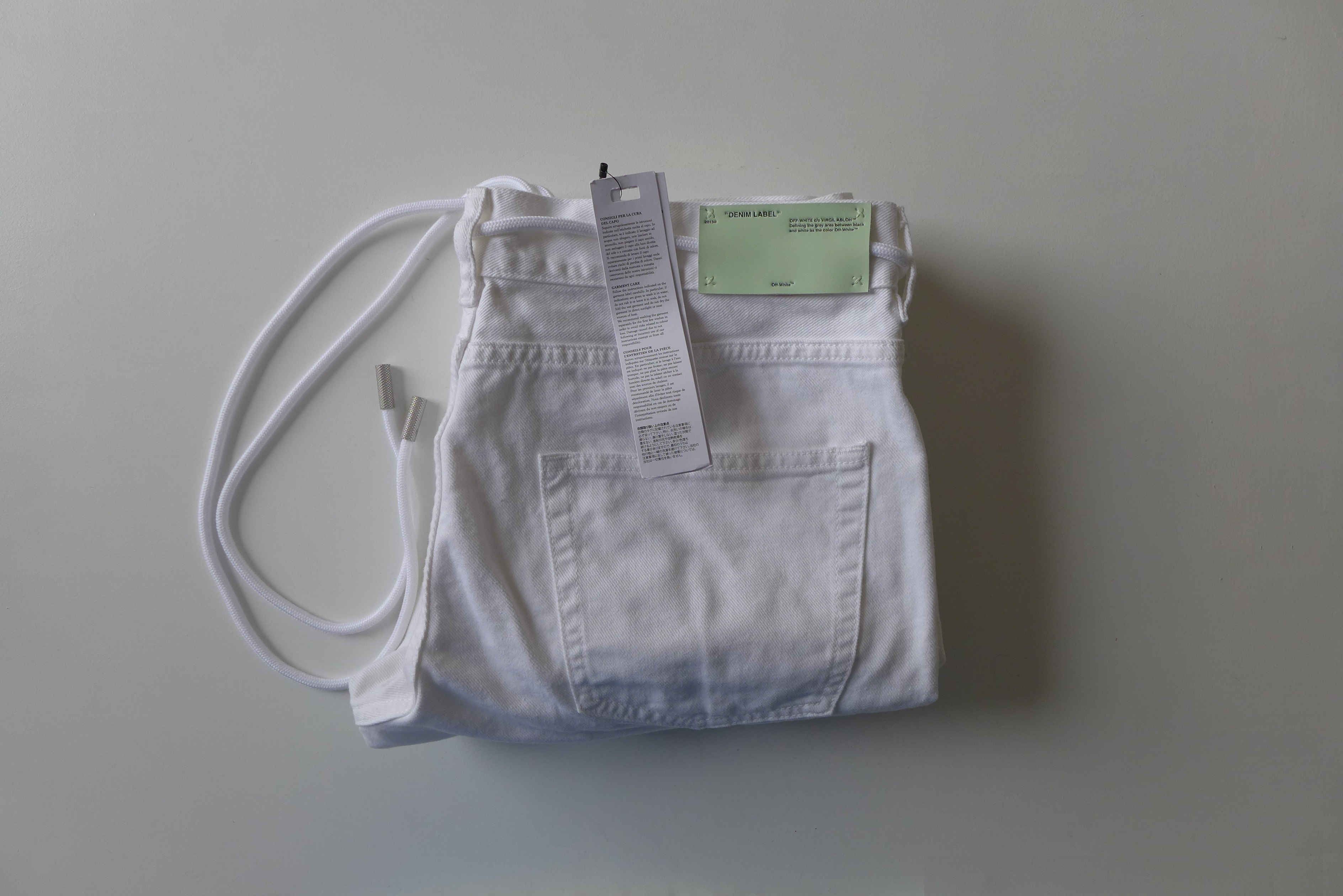 Off-White Off-White White Back Dart Denim Jeans Size US 34 / EU 50 - 9 Thumbnail