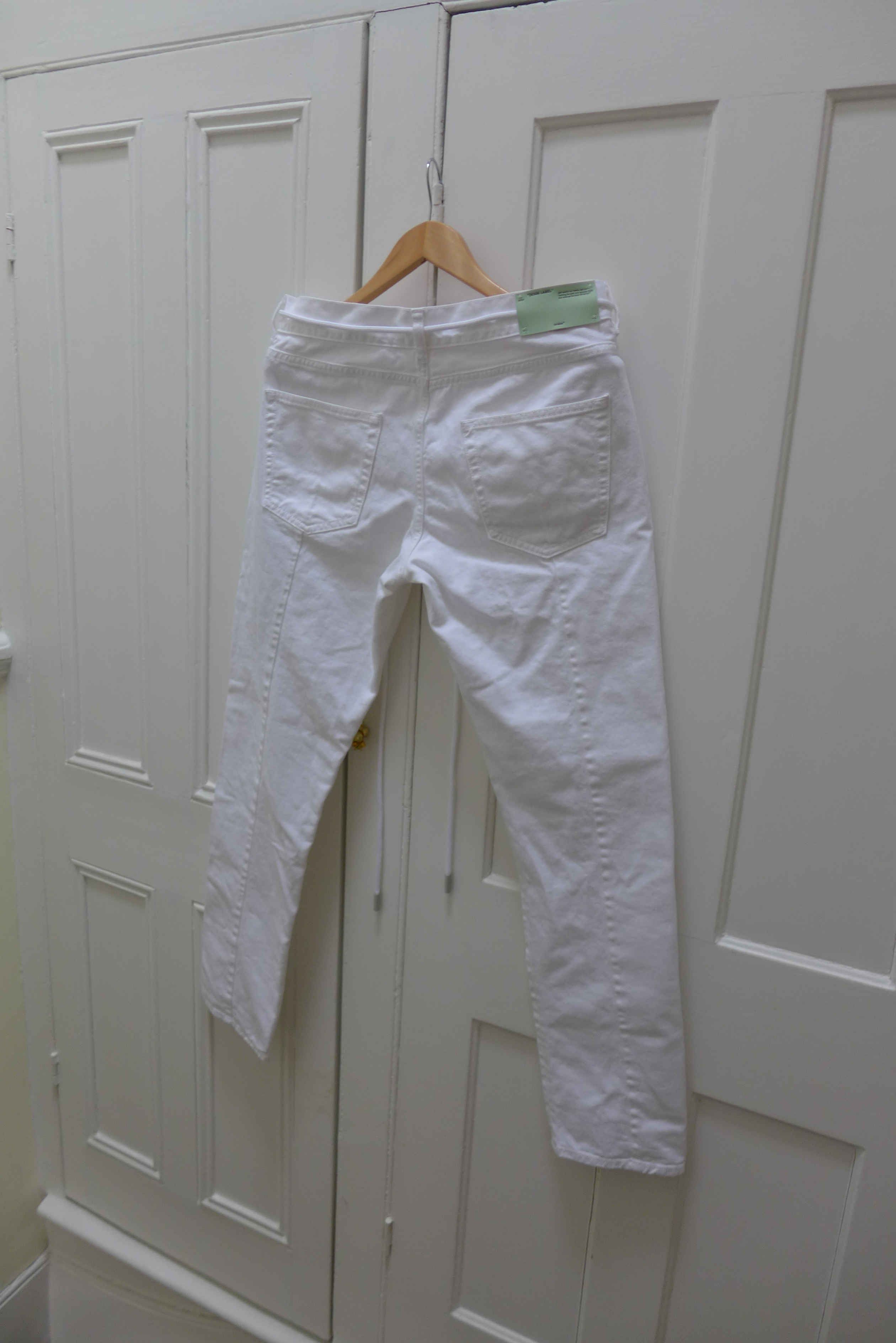 Off-White Off-White White Back Dart Denim Jeans Size US 34 / EU 50 - 7 Thumbnail