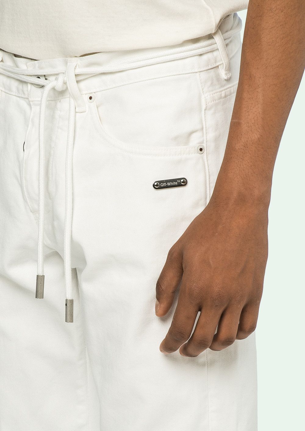 Off-White Off-White White Back Dart Denim Jeans Size US 34 / EU 50 - 4 Thumbnail