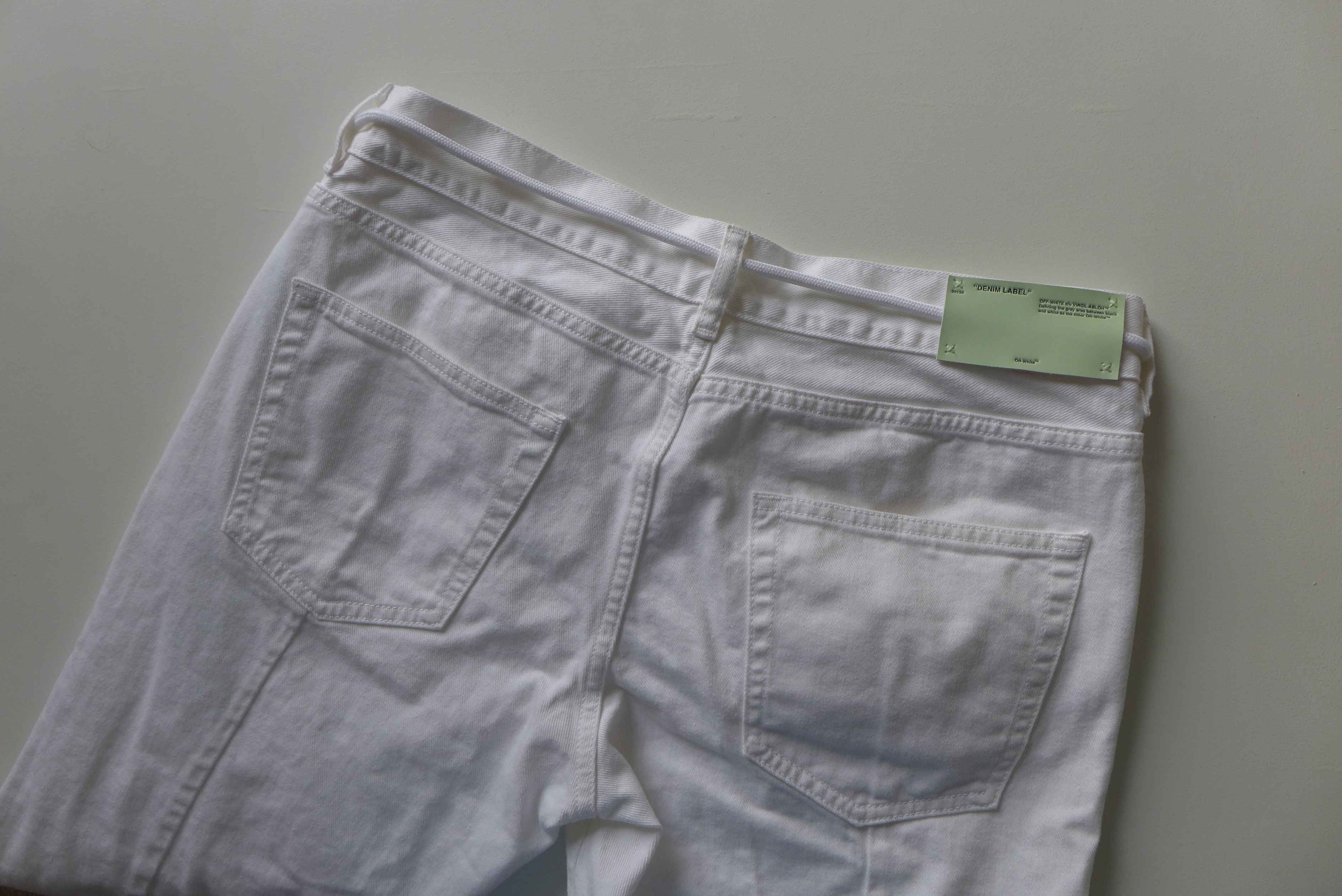 Off-White Off-White White Back Dart Denim Jeans Size US 34 / EU 50 - 16 Thumbnail