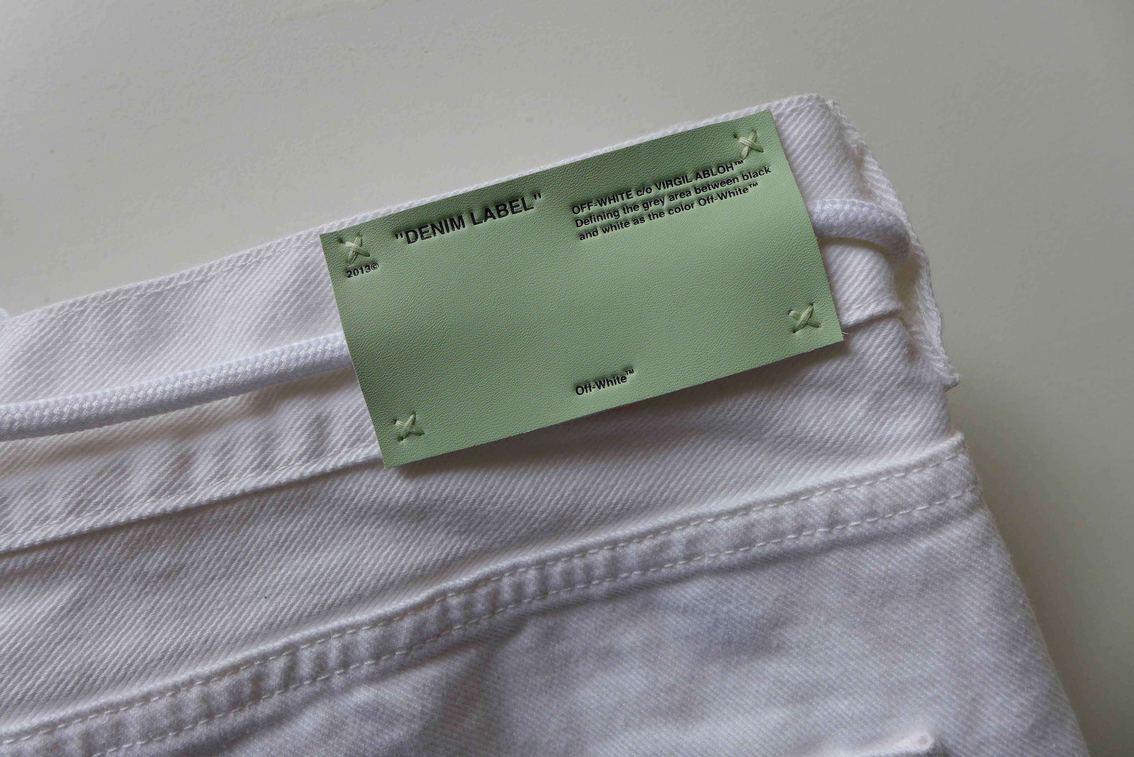 Off-White Off-White White Back Dart Denim Jeans Size US 34 / EU 50 - 17 Thumbnail