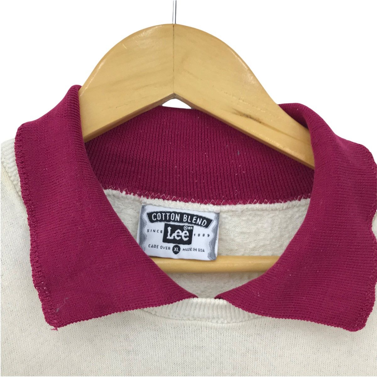 Lee × Vintage Vintage 90’s Lee Polos Big Logo Bird Sweatshirt Pullover Size US M / EU 48-50 / 2 - 7 Thumbnail
