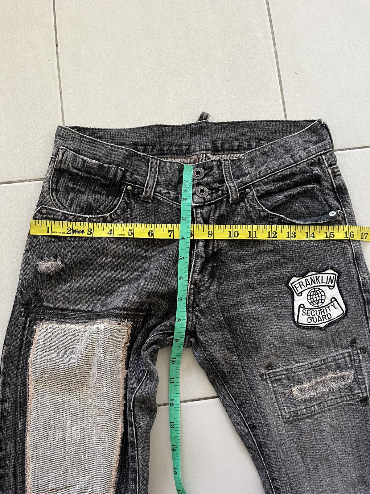 If Six Was Nine Japanese Brand Edge Rupert Jeans Size US 28 / EU 44 - 15 Thumbnail