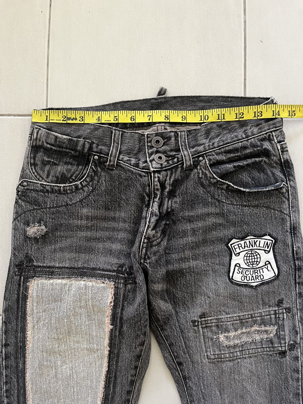 If Six Was Nine Japanese Brand Edge Rupert Jeans Size US 28 / EU 44 - 13 Thumbnail